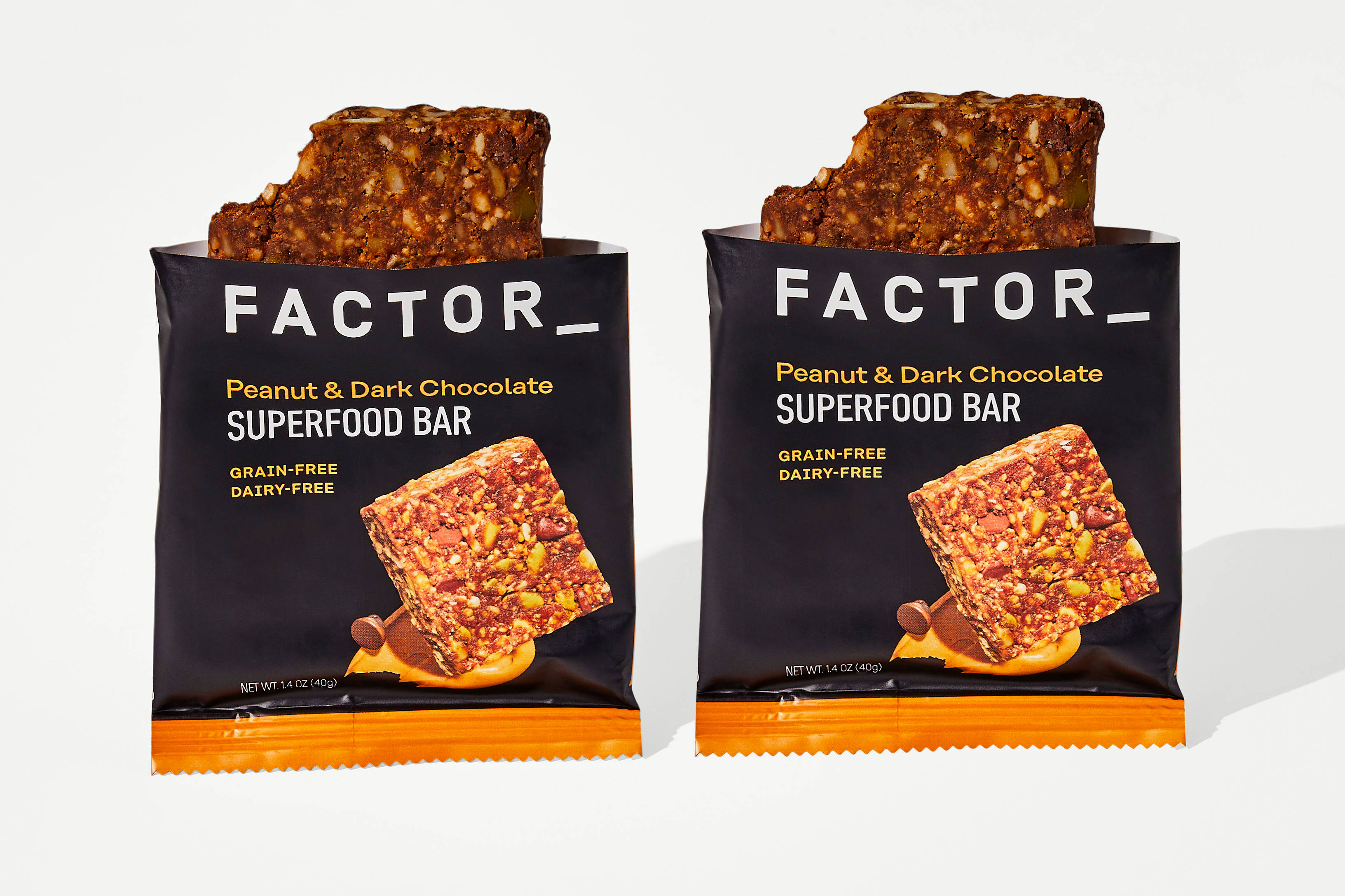 Superfood Bars - Peanut & Dark Chocolate - Two Servings
