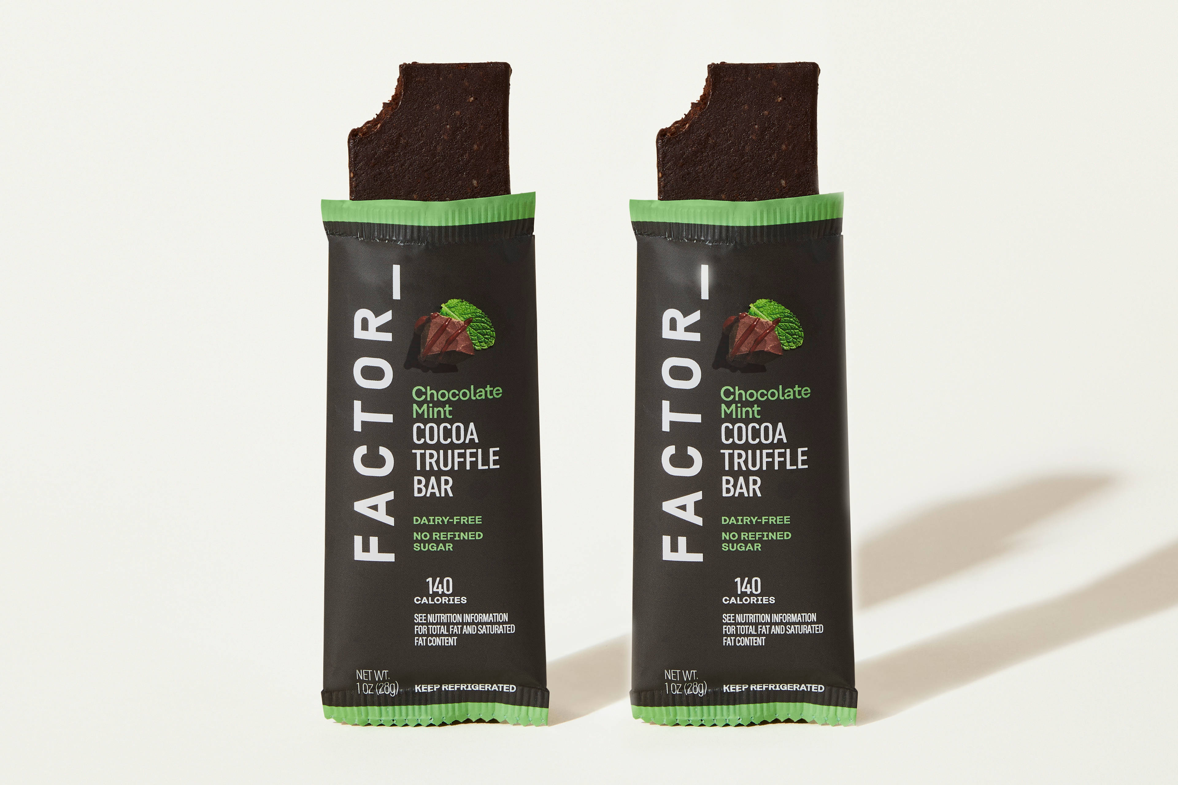 Chocolate Mint Cocoa Truffle Bar - Two Servings