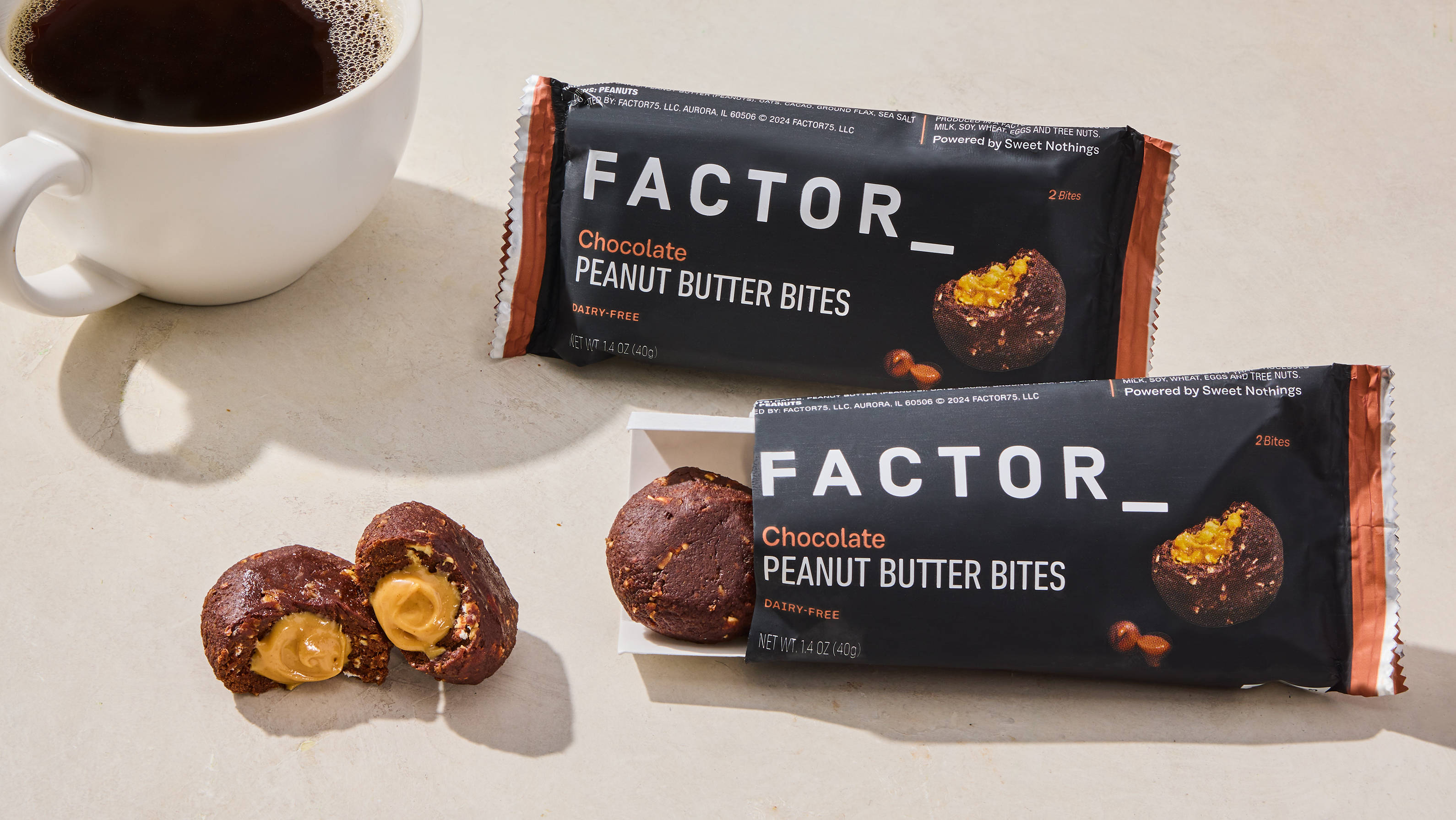 Peanut Butter Bites - Chocolate - Two Servings