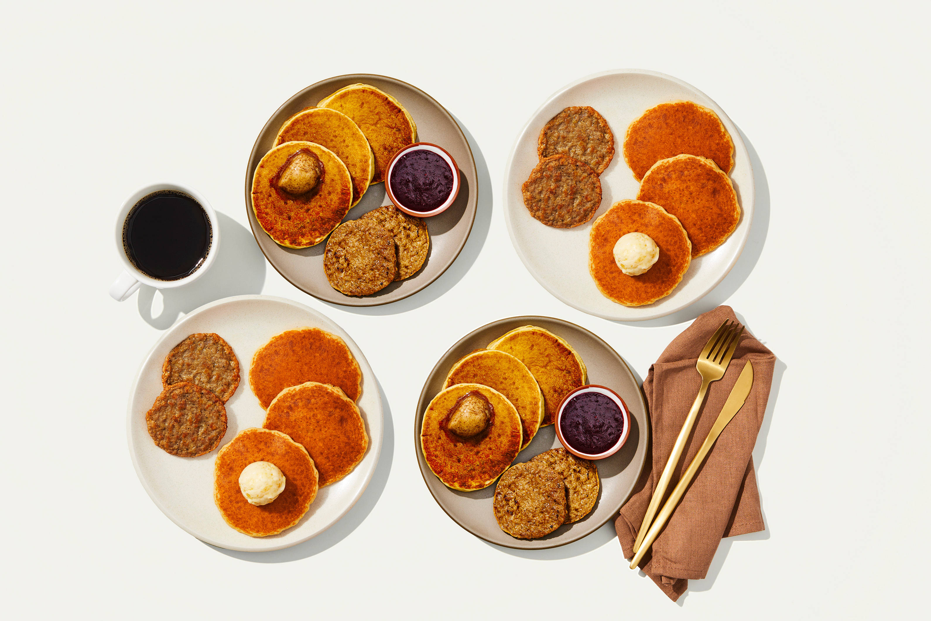Pancake Bundle - Coconut Pancakes & Triple Berry Jam Pancakes