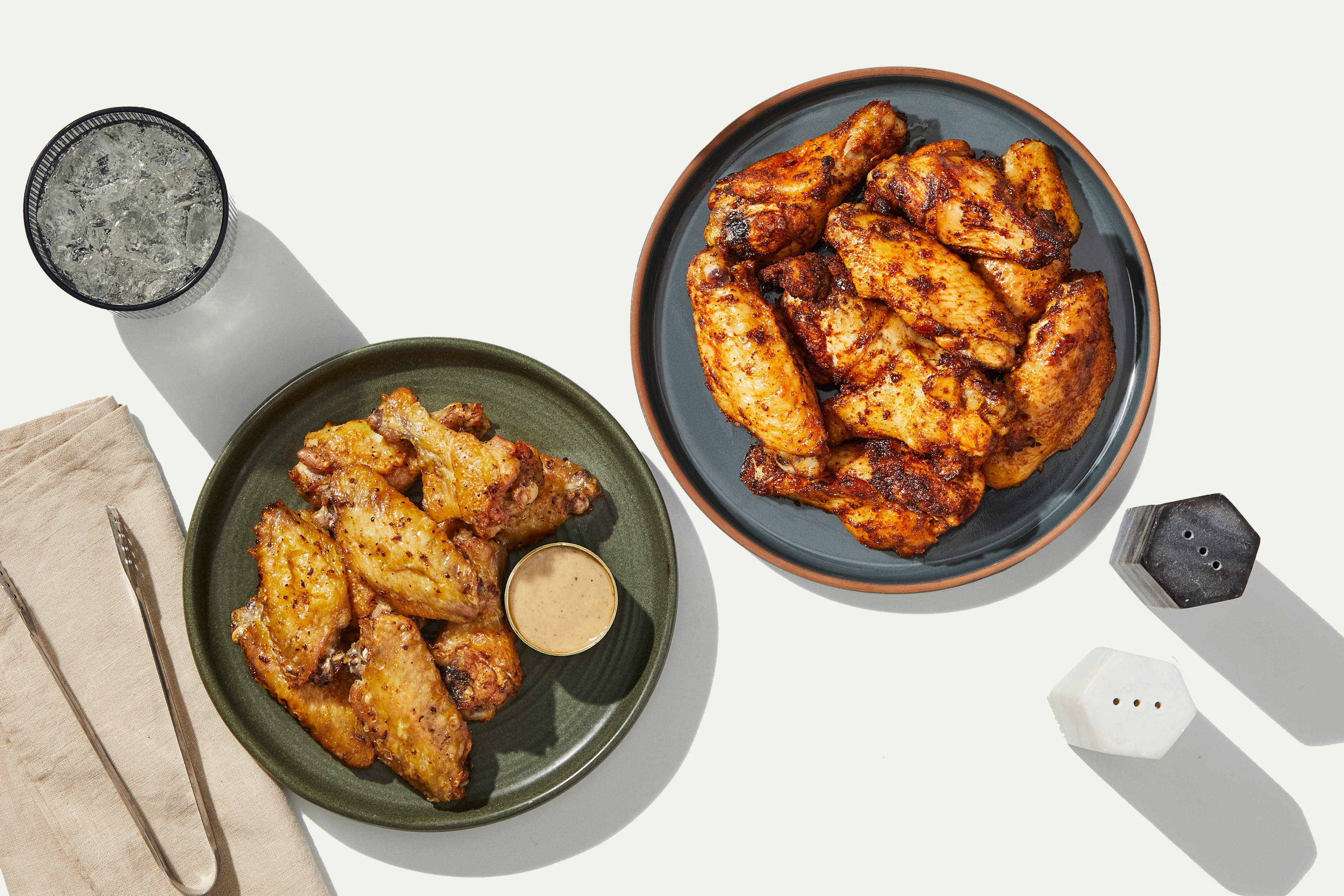 Ancho & Roasted Garlic & BBQ-Rubbed Wing Bundle