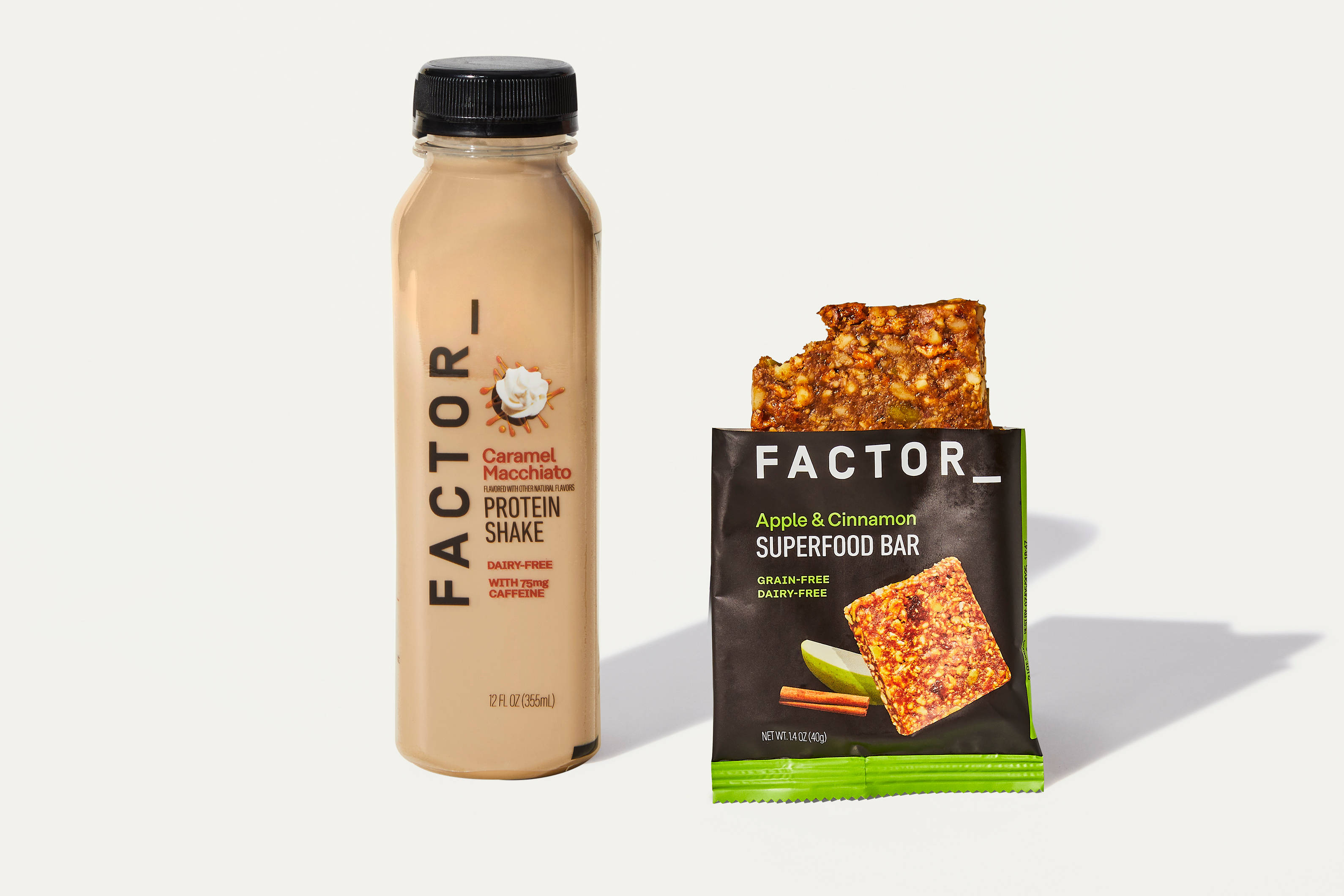 Macchiato Shake & Apple Cinnamon Bar