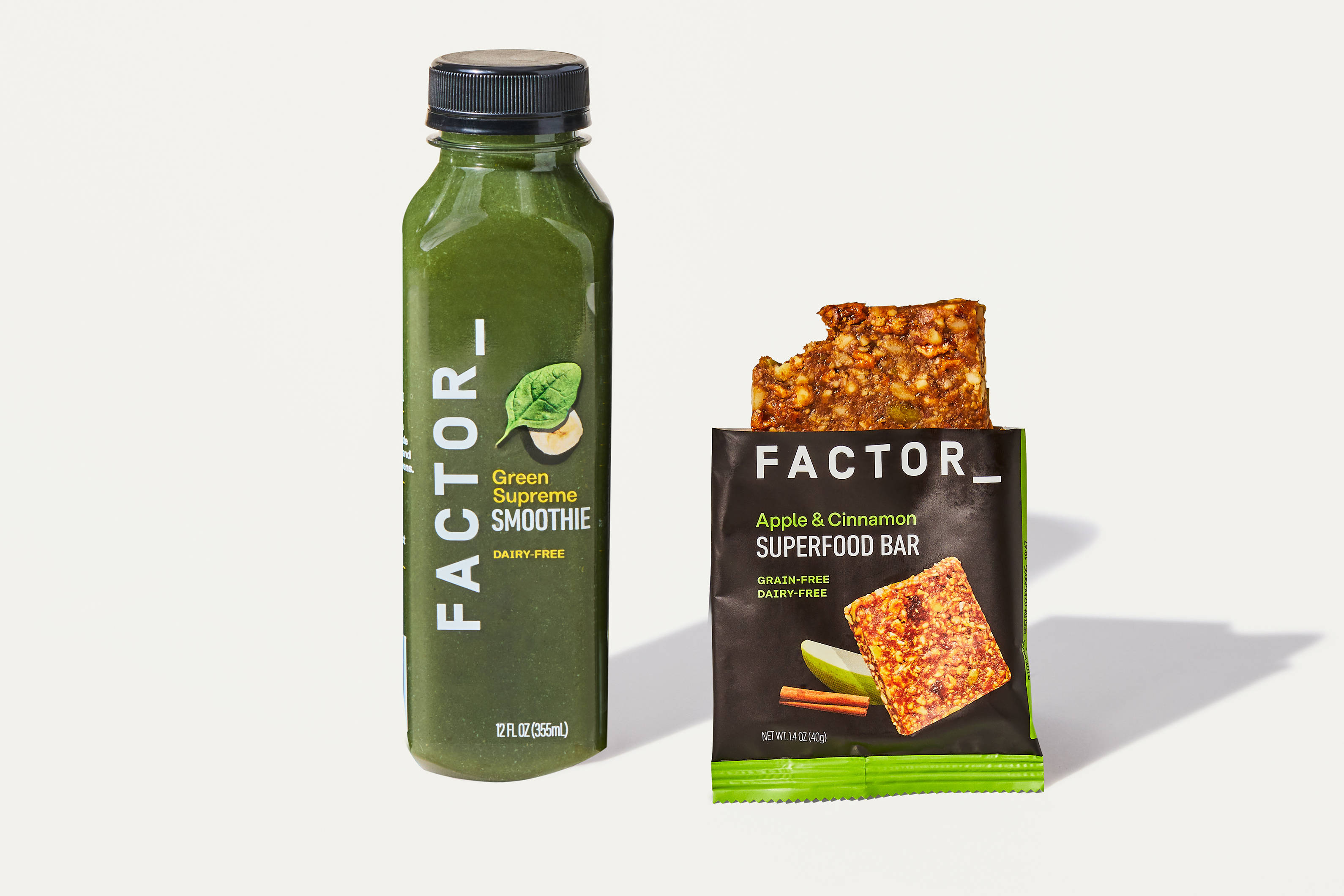 Green Smoothie & Apple Cinnamon Bar