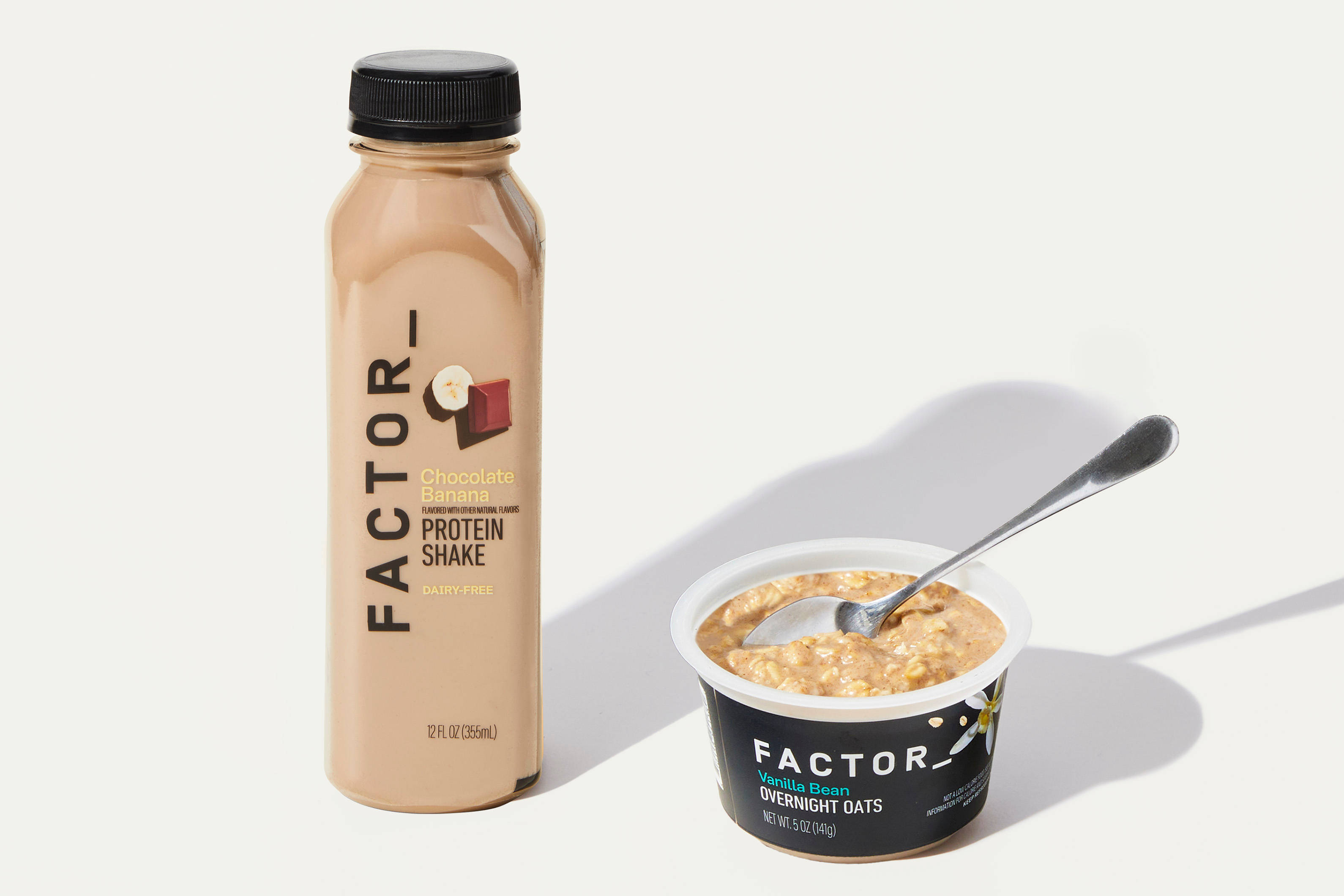Chocolate Banana Shake & Vanilla Oats