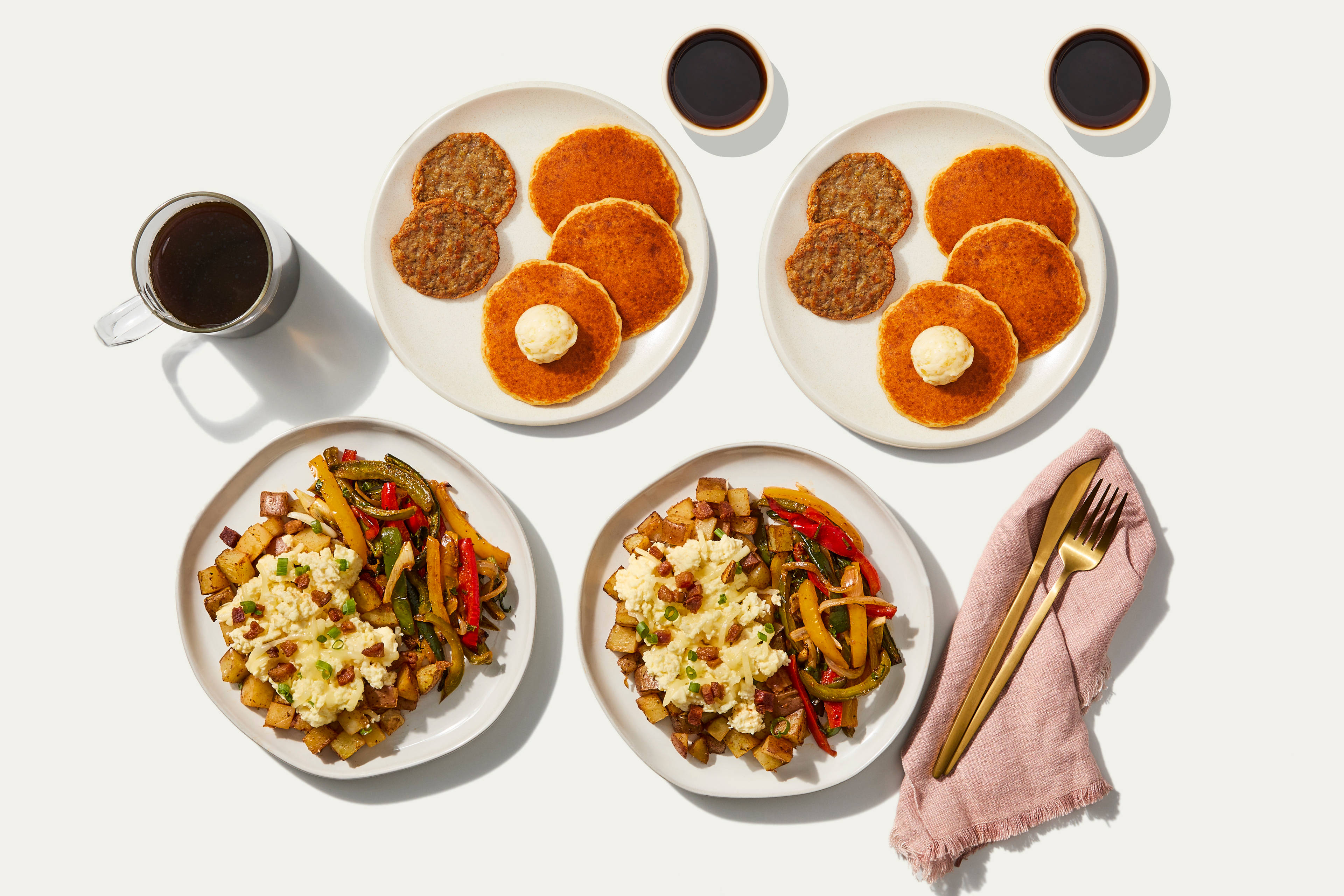 Breakfast Bundle - Coconut Pancakes & Potato, Bacon, & Egg Skillet