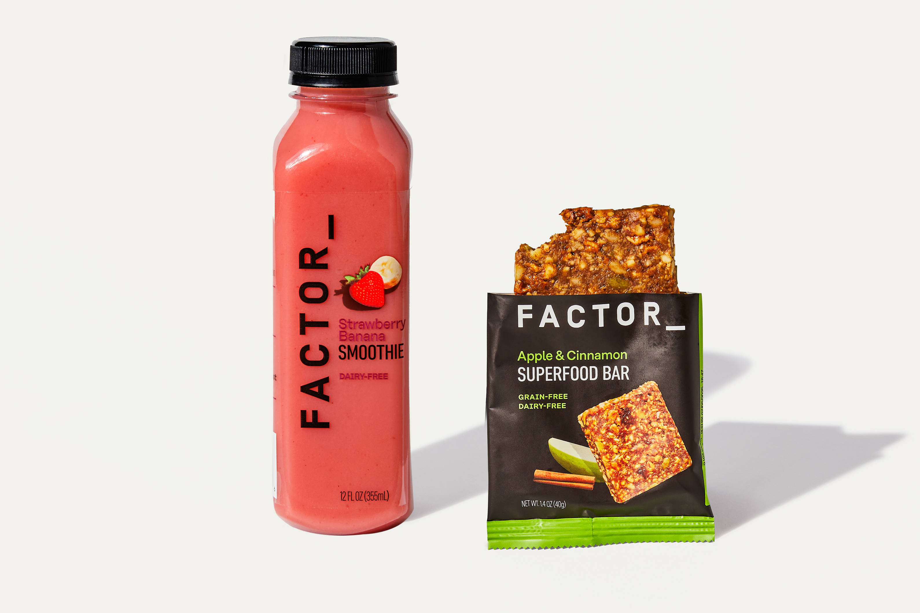 Strawberry Smoothie & Apple Cinnamon Bar