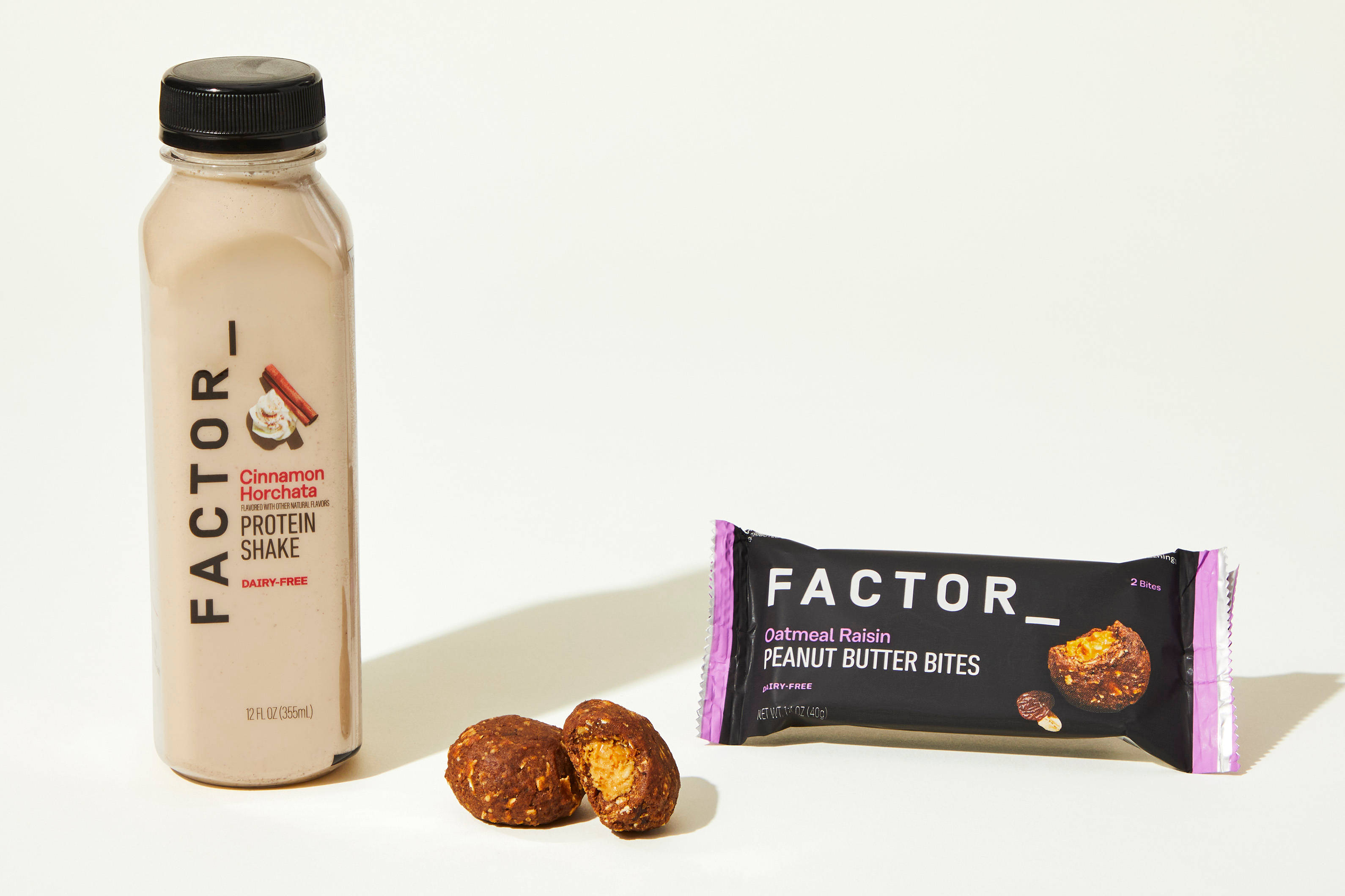 Horchata Shake & Oatmeal PB Bites