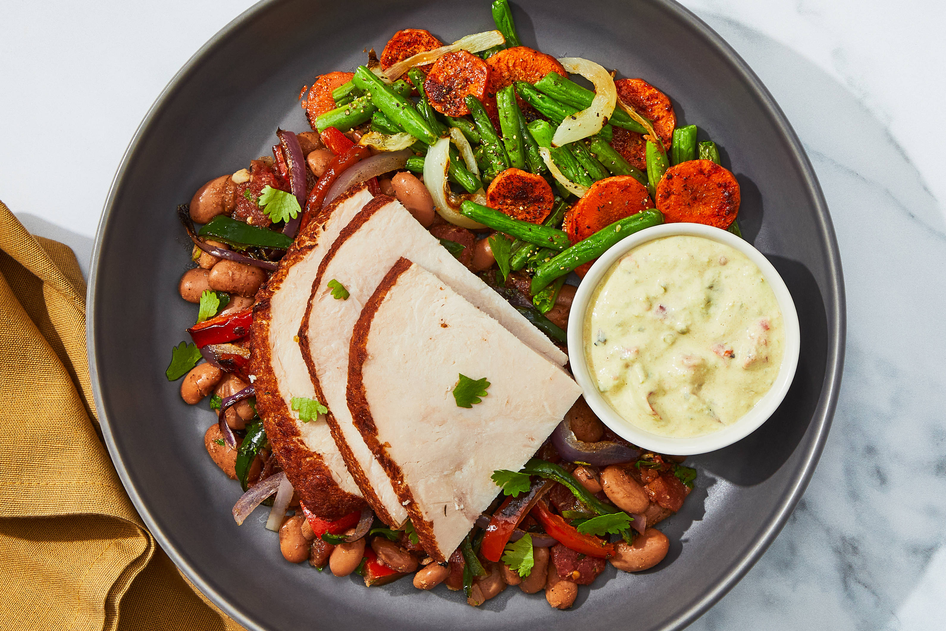 Southwest-Style Turkey & Poblano Queso
