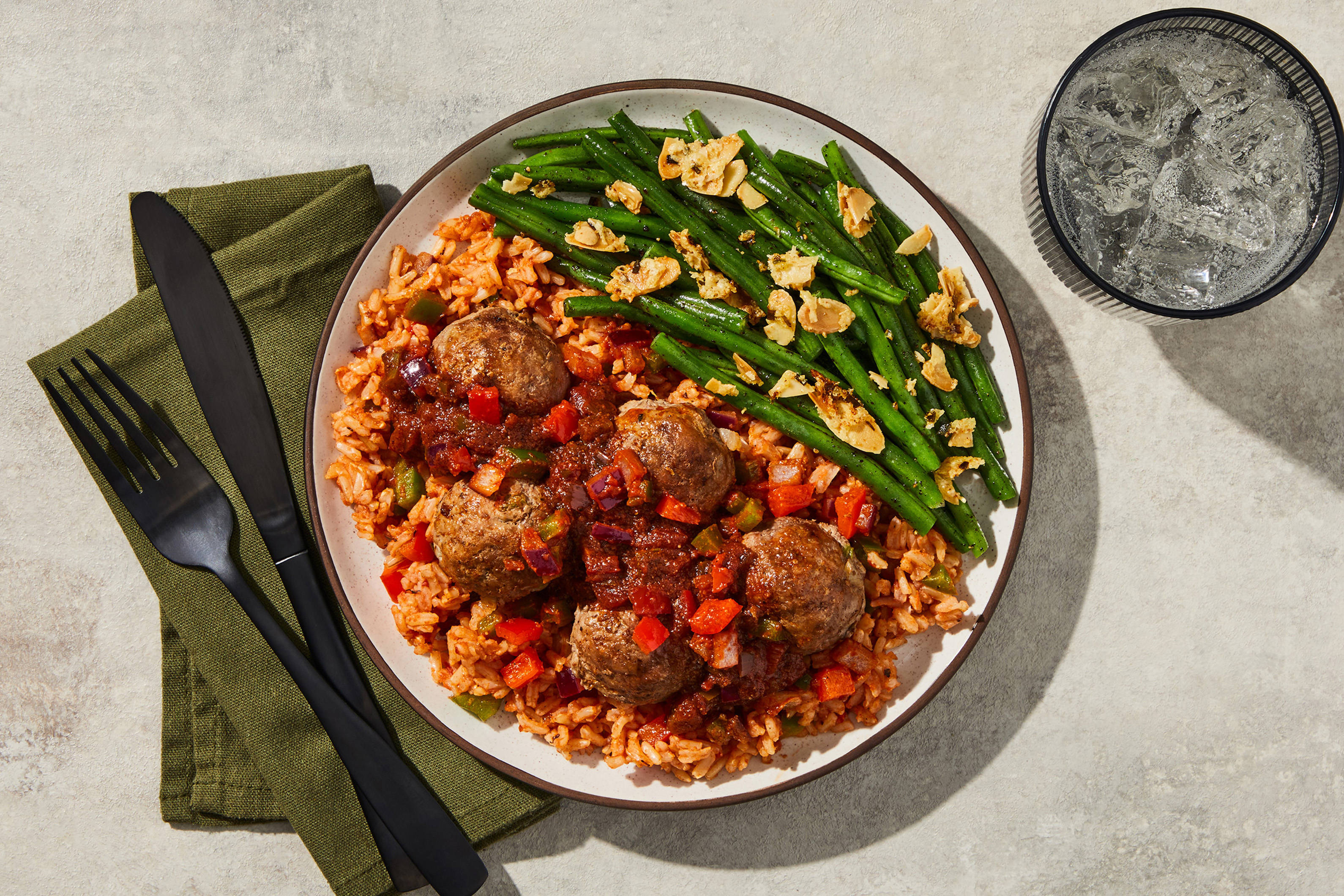 Unstuffed Peppers & Meatballs