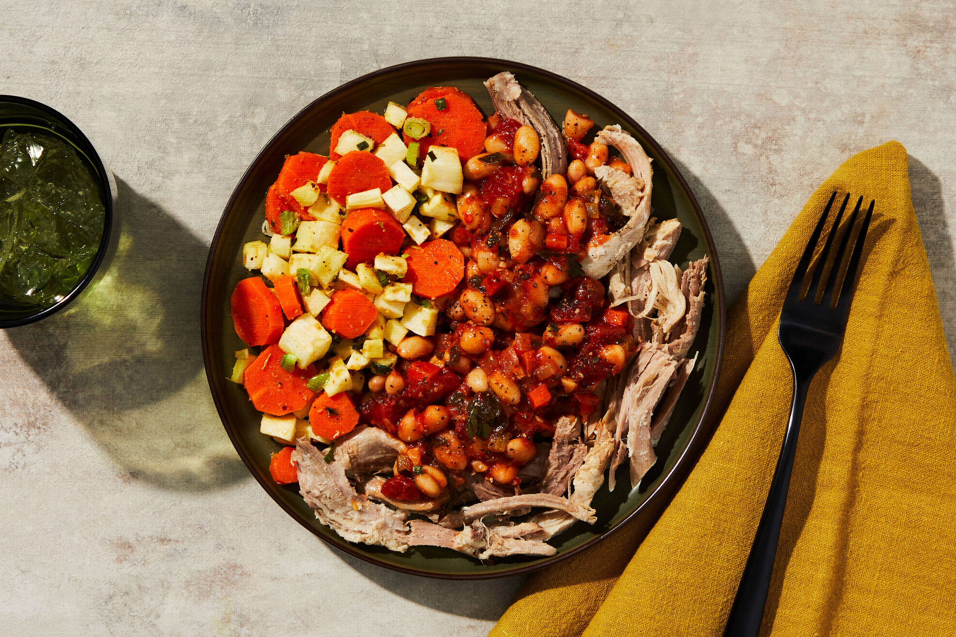 Pulled Pork & Bean Cassoulet