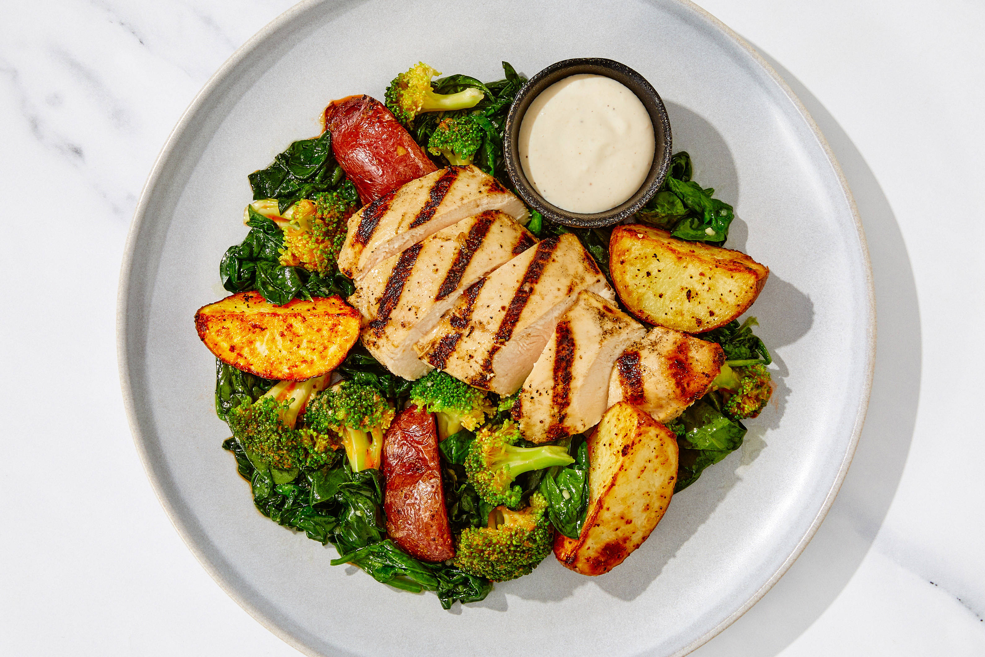Chicken Florentine & Roasted Potatoes