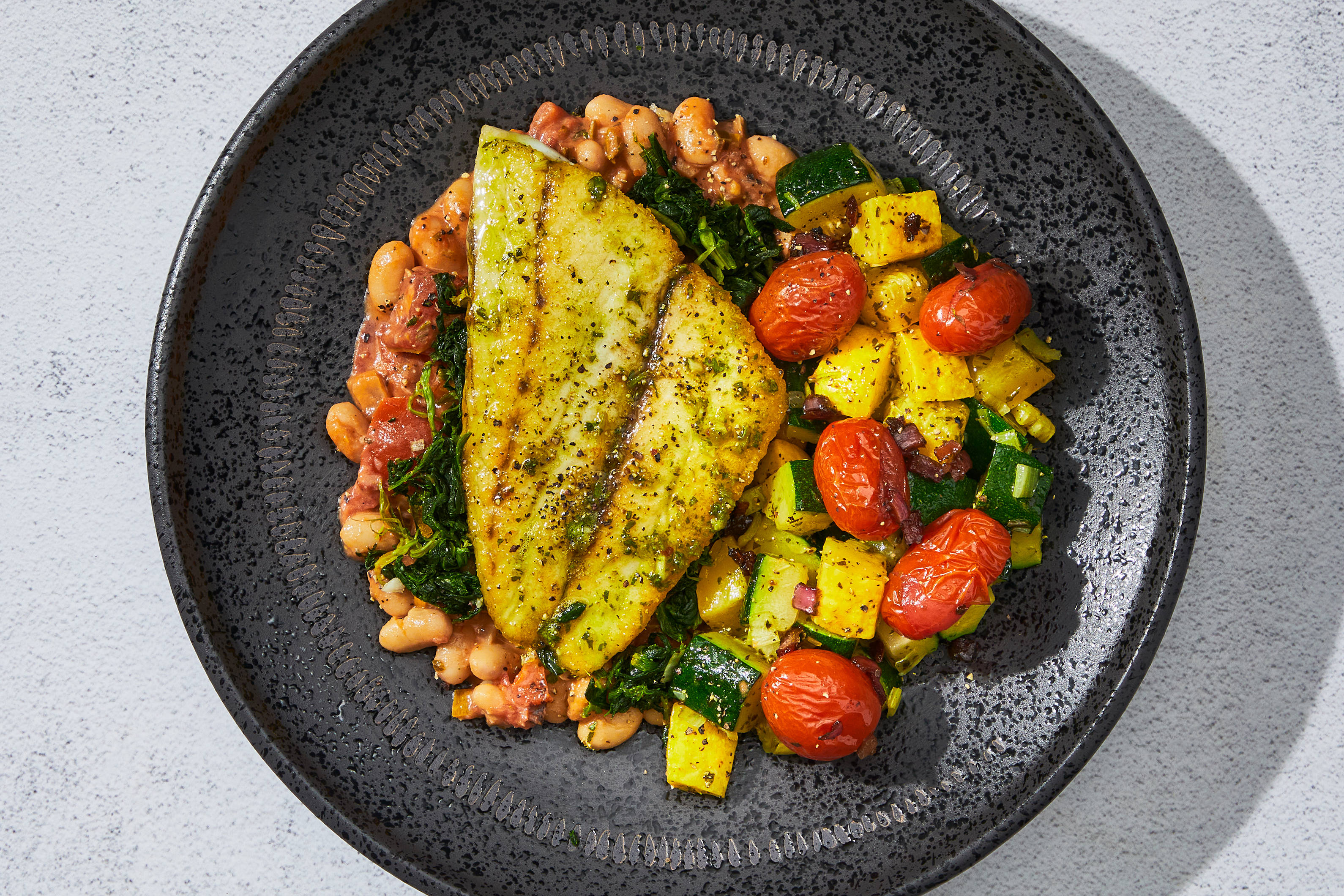 Tuscan-Style Barramundi & Beans