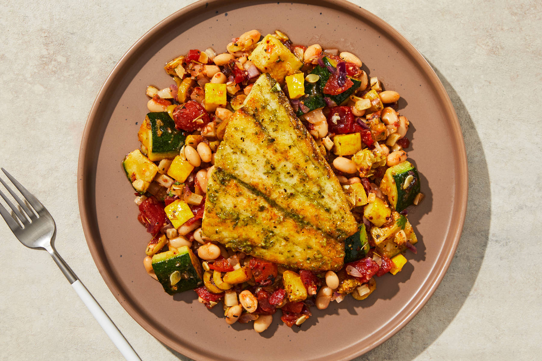 Sicilian-Style Olive & Tomato Barramundi