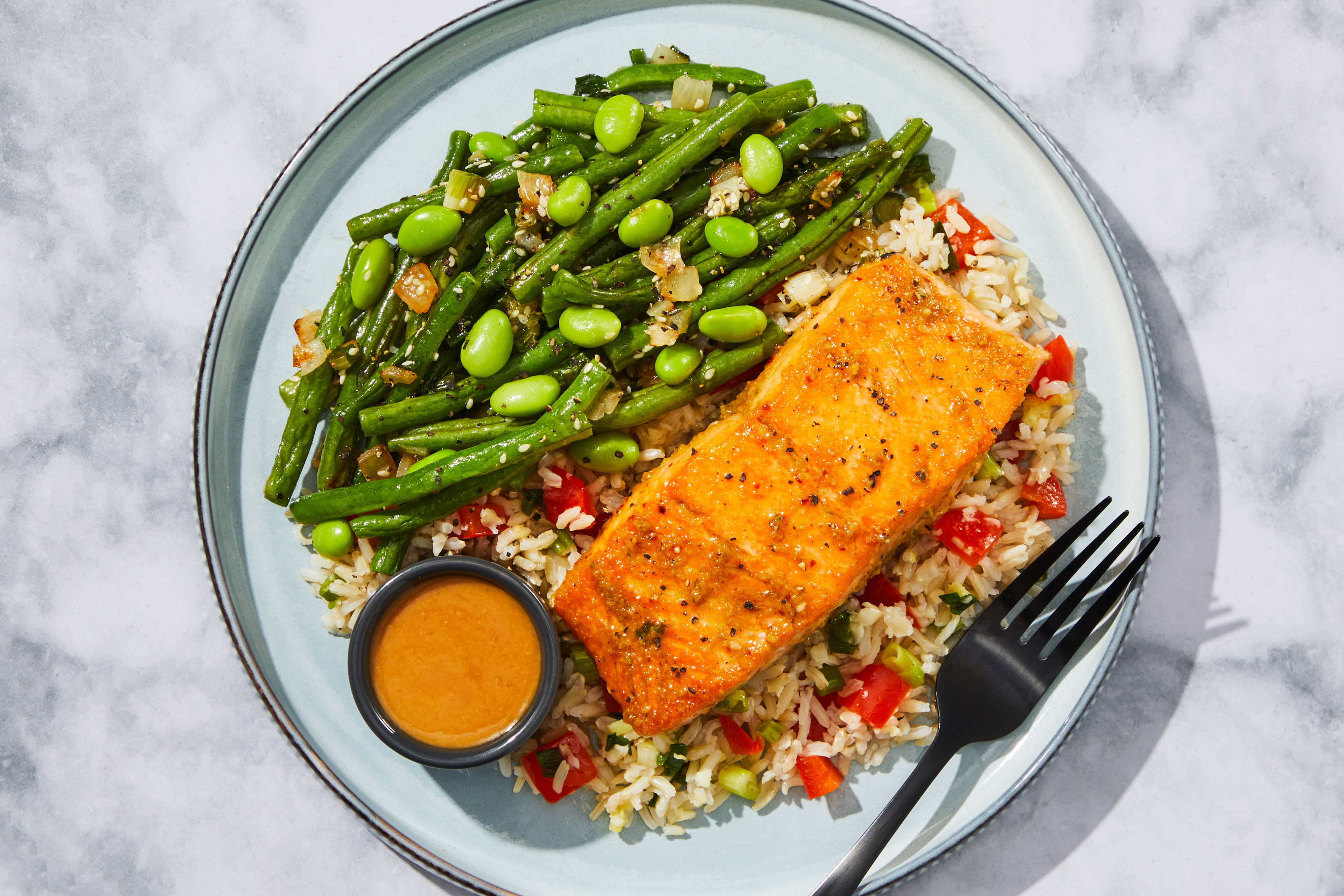 Citrus-Miso Glazed Salmon Bowl