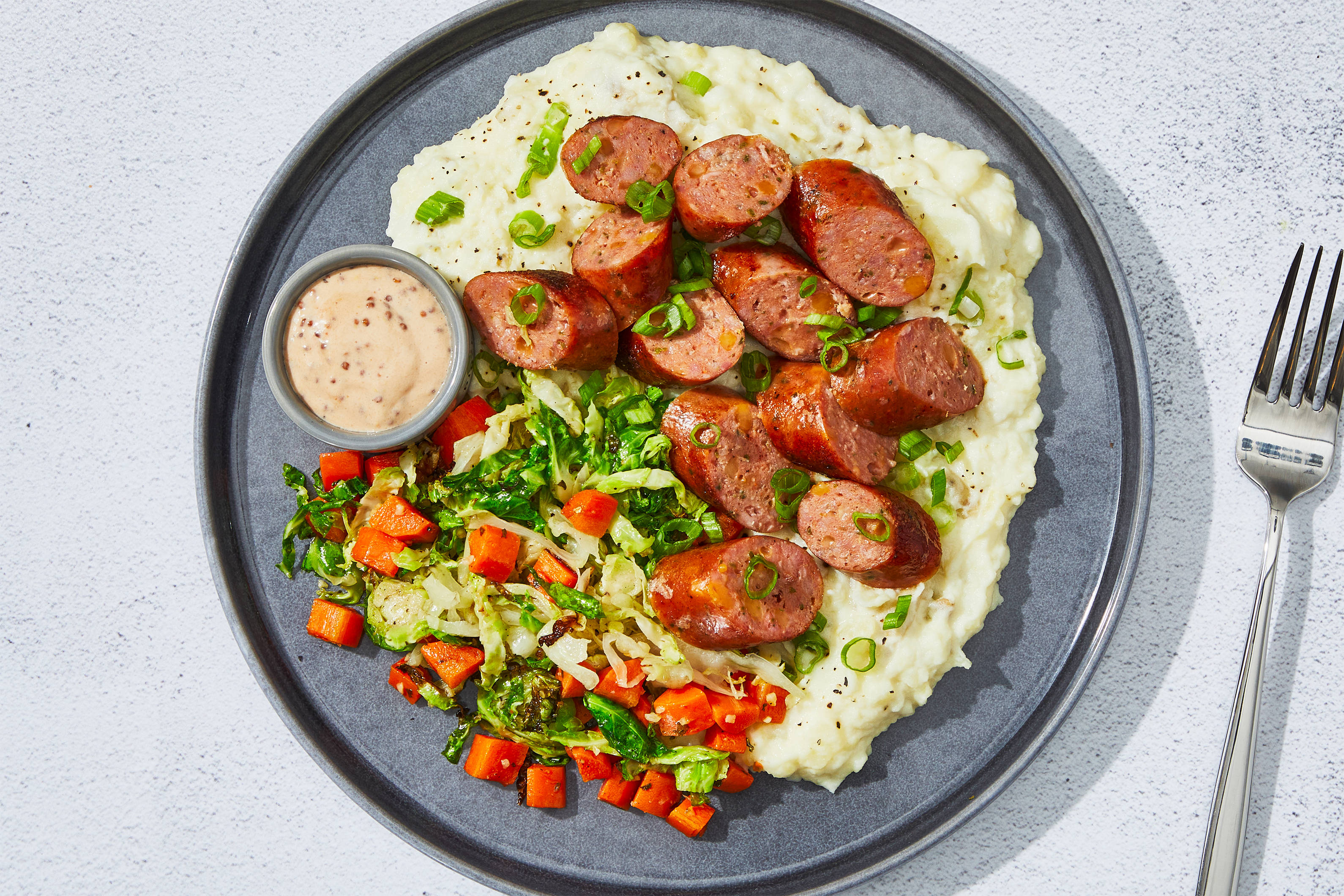 BBQ Mustard Bison-Pork Sausage