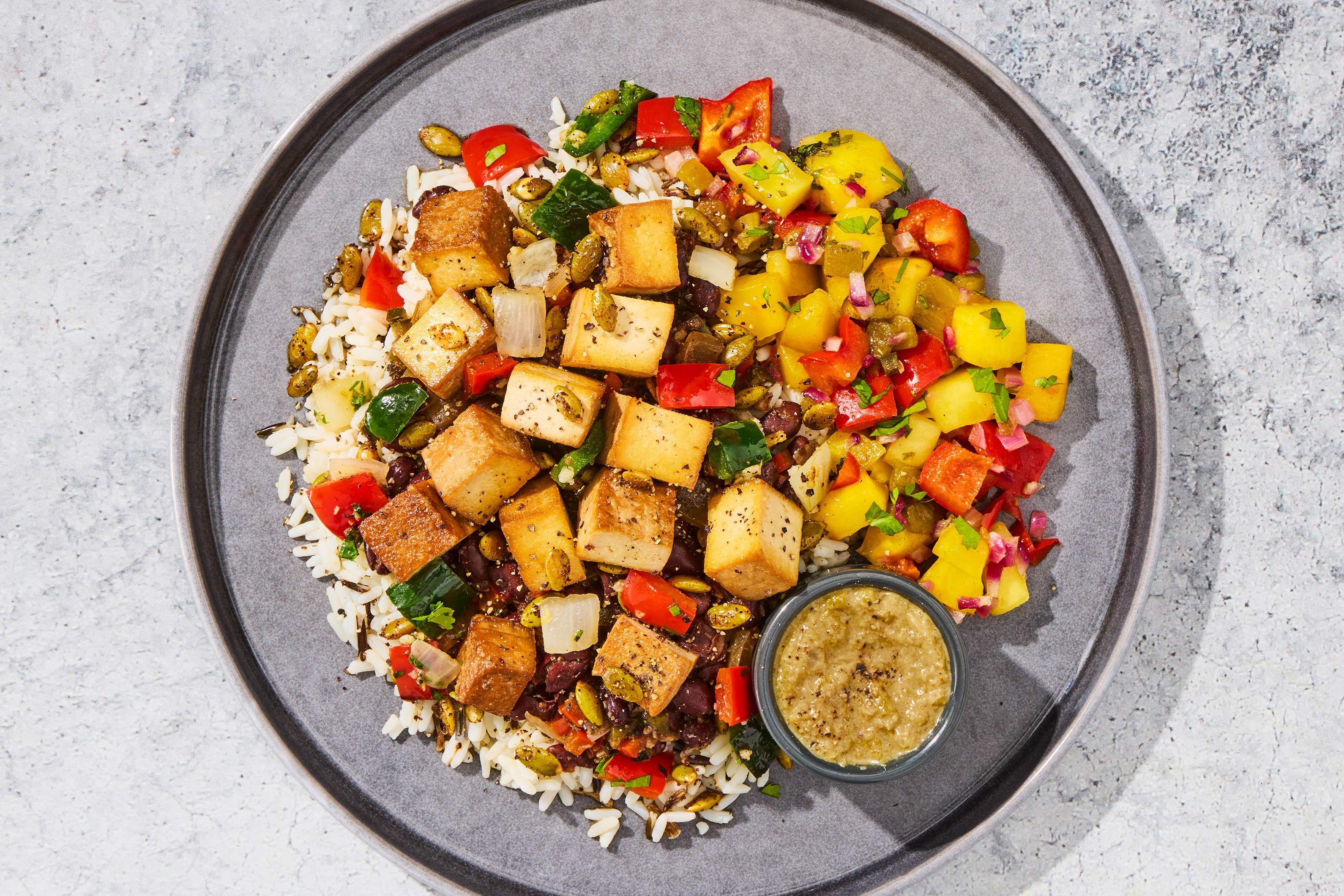 Caribbean Spiced Tofu Bowl