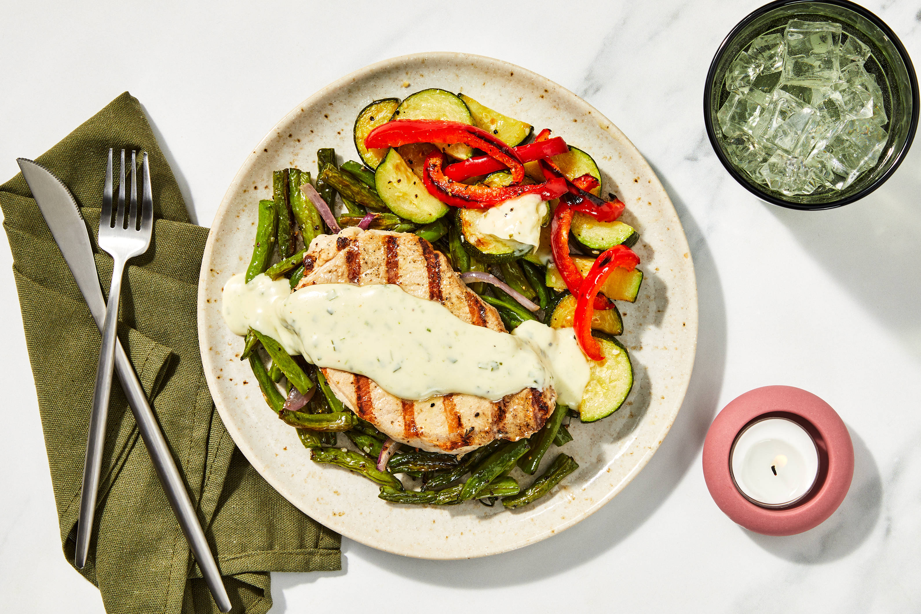 Cheddar & Chive Pork Chop