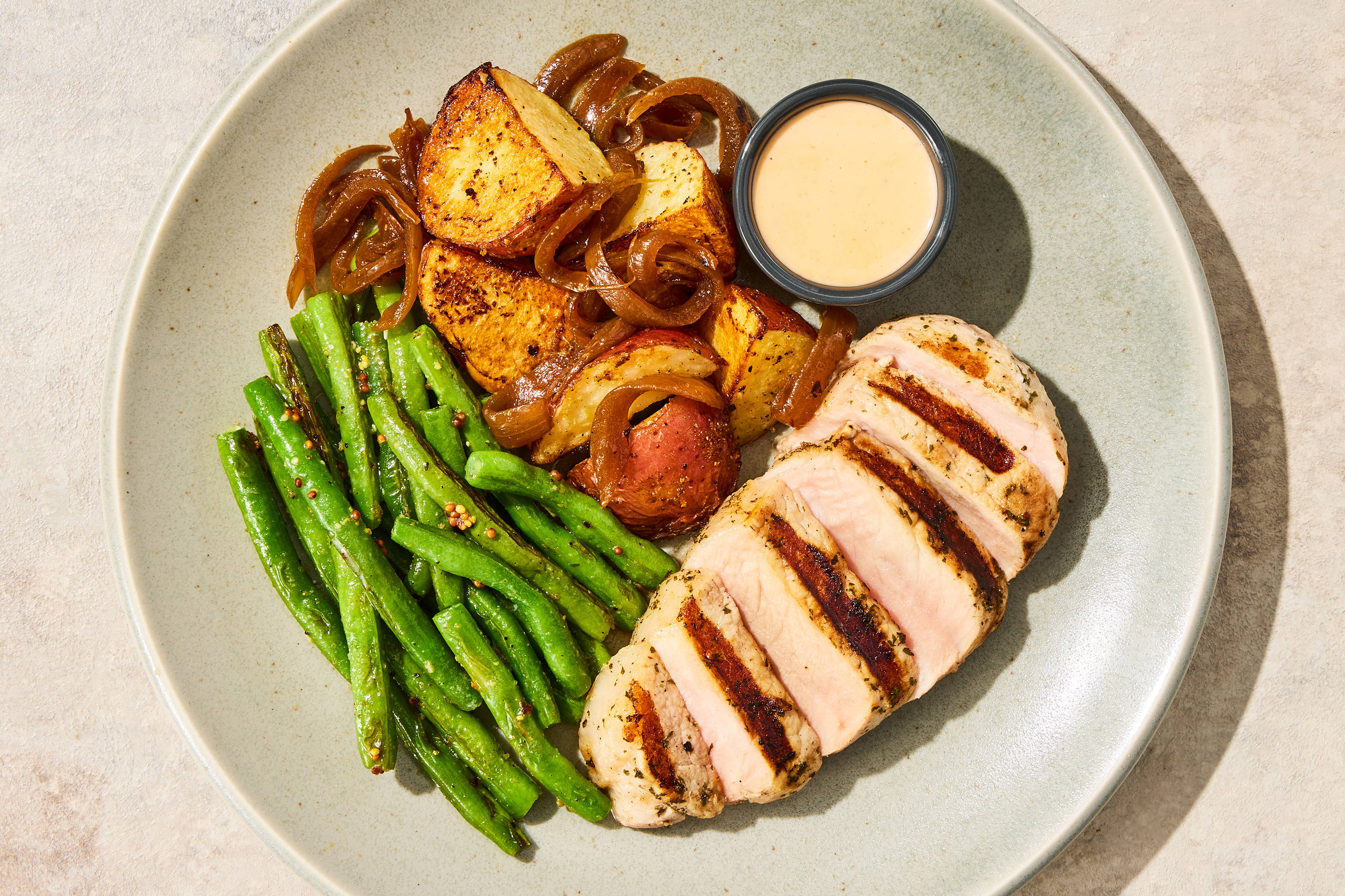 Cheddar Smothered Pork Chop