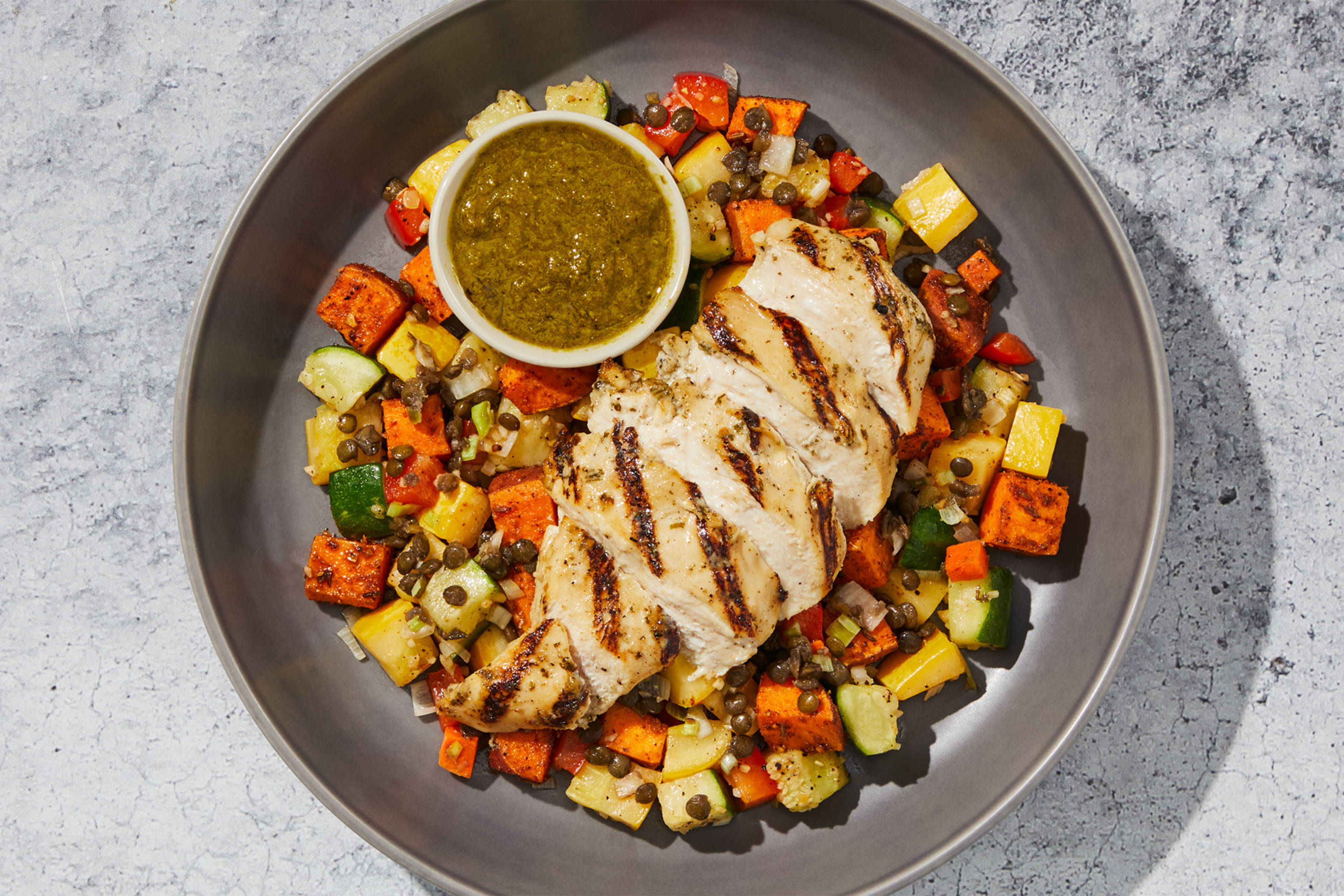 Chermoula Chicken & Lentils