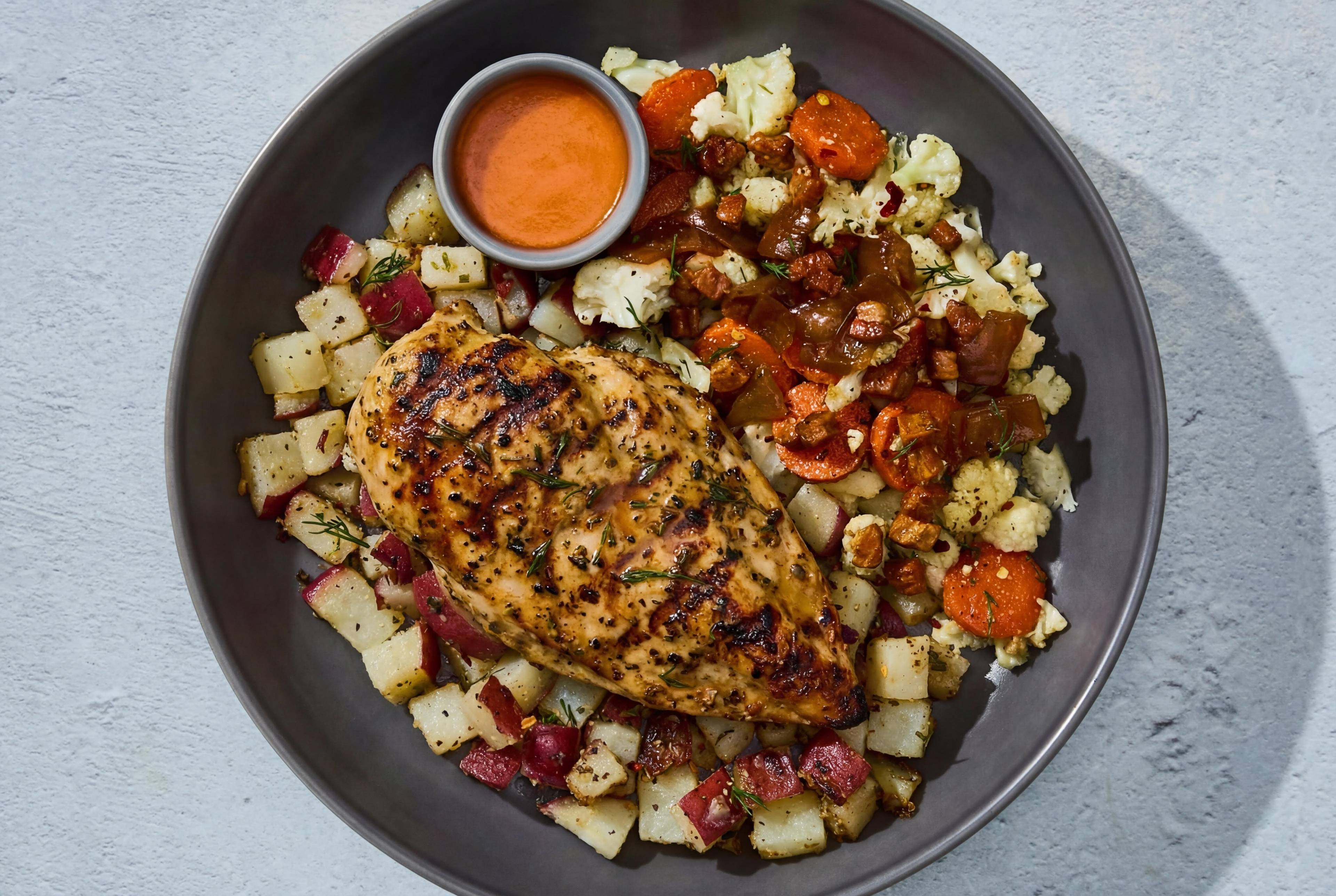 Chicken Breast & Honey Butter Sauce