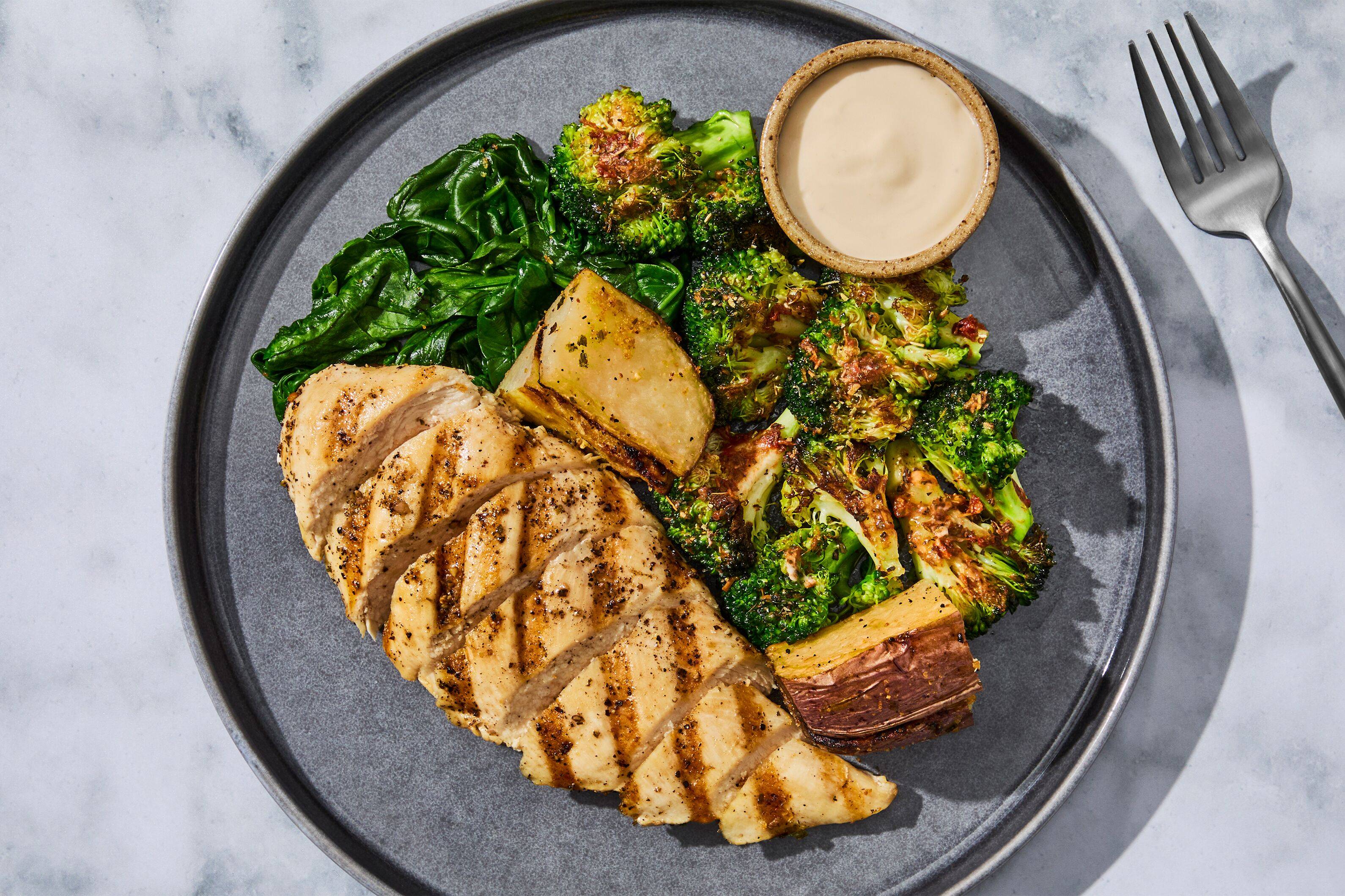 Chicken Florentine & Roasted Potatoes