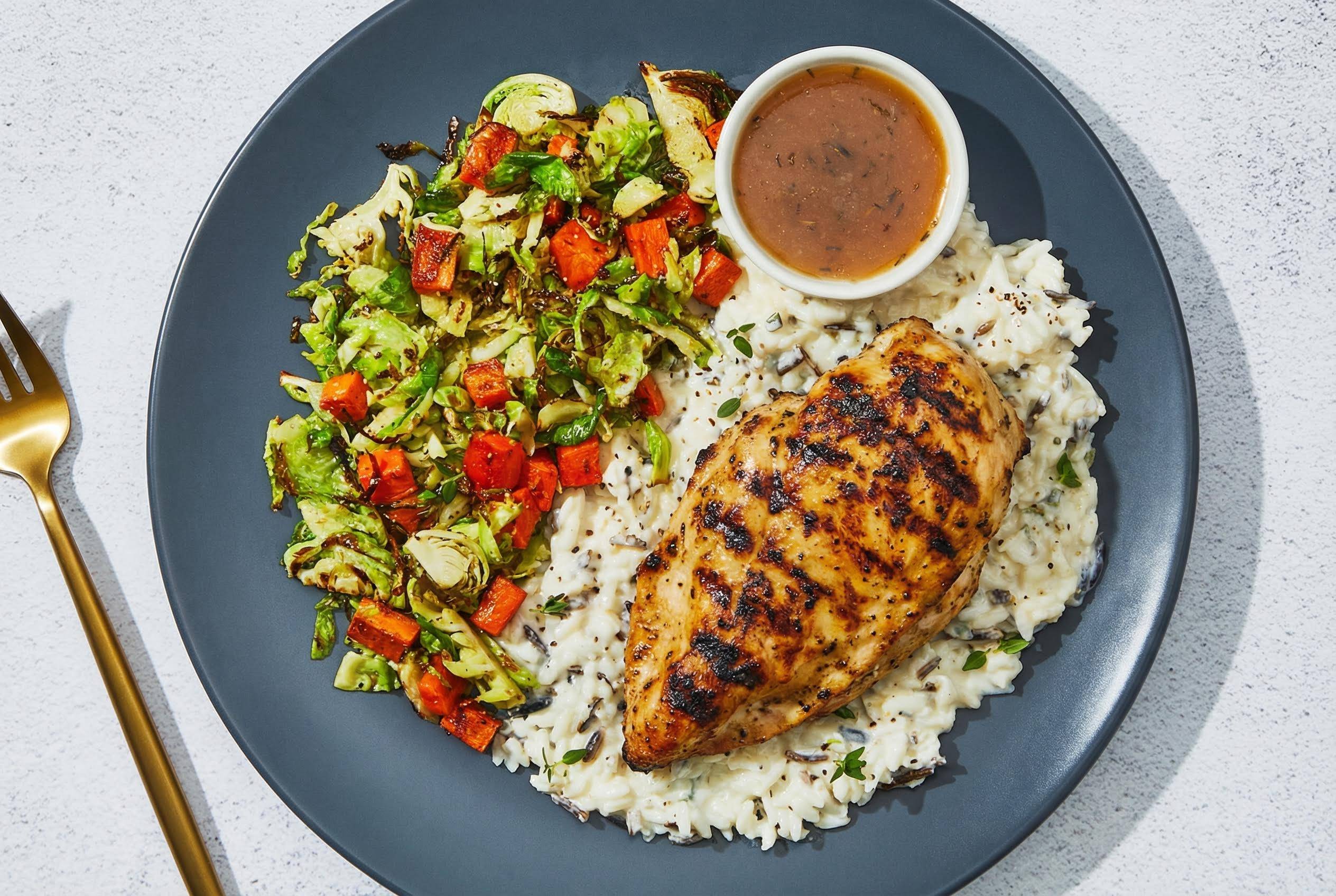 Chicken Jus Lie & Wild Rice