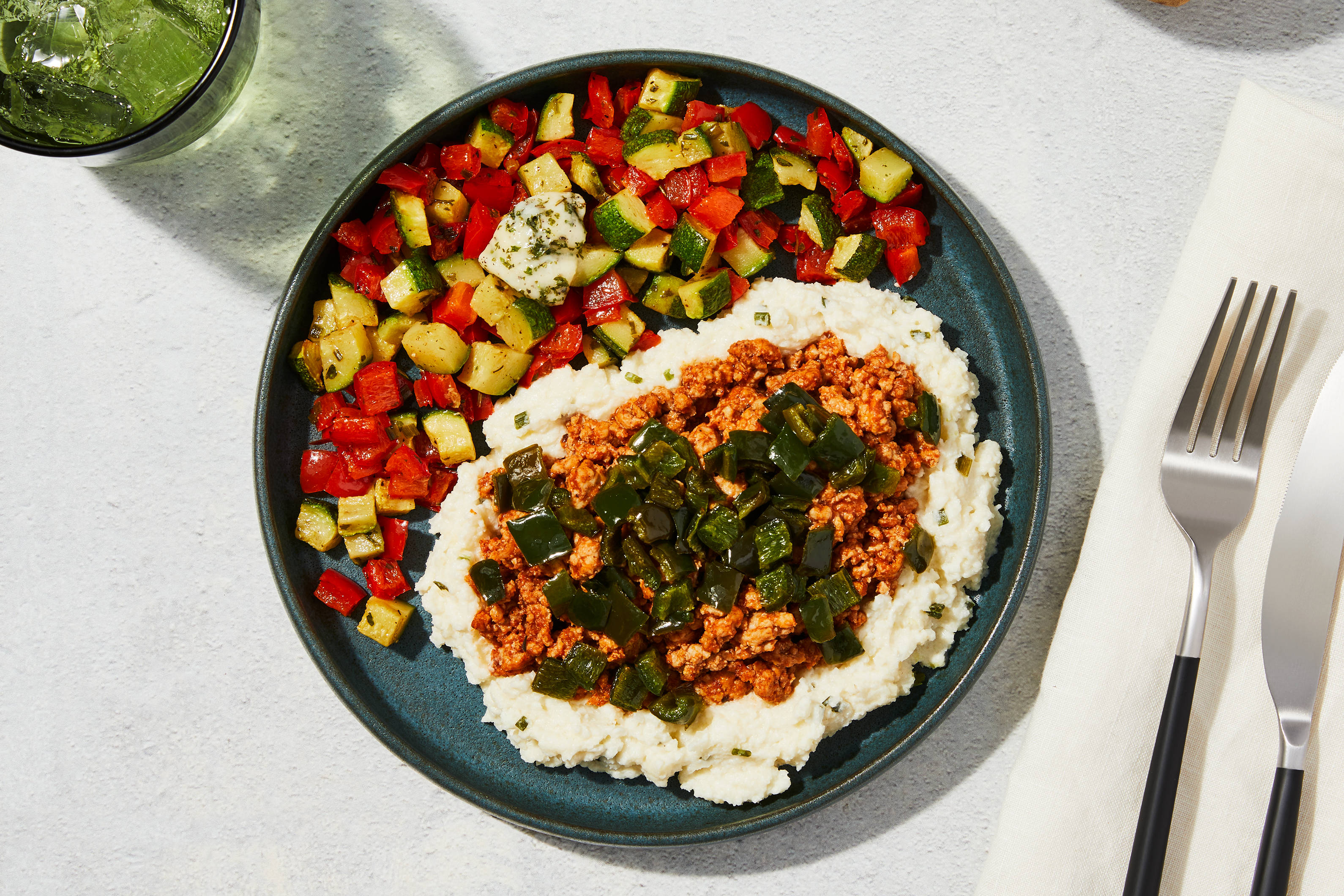 Chorizo-Spiced Ground Pork & Poblanos