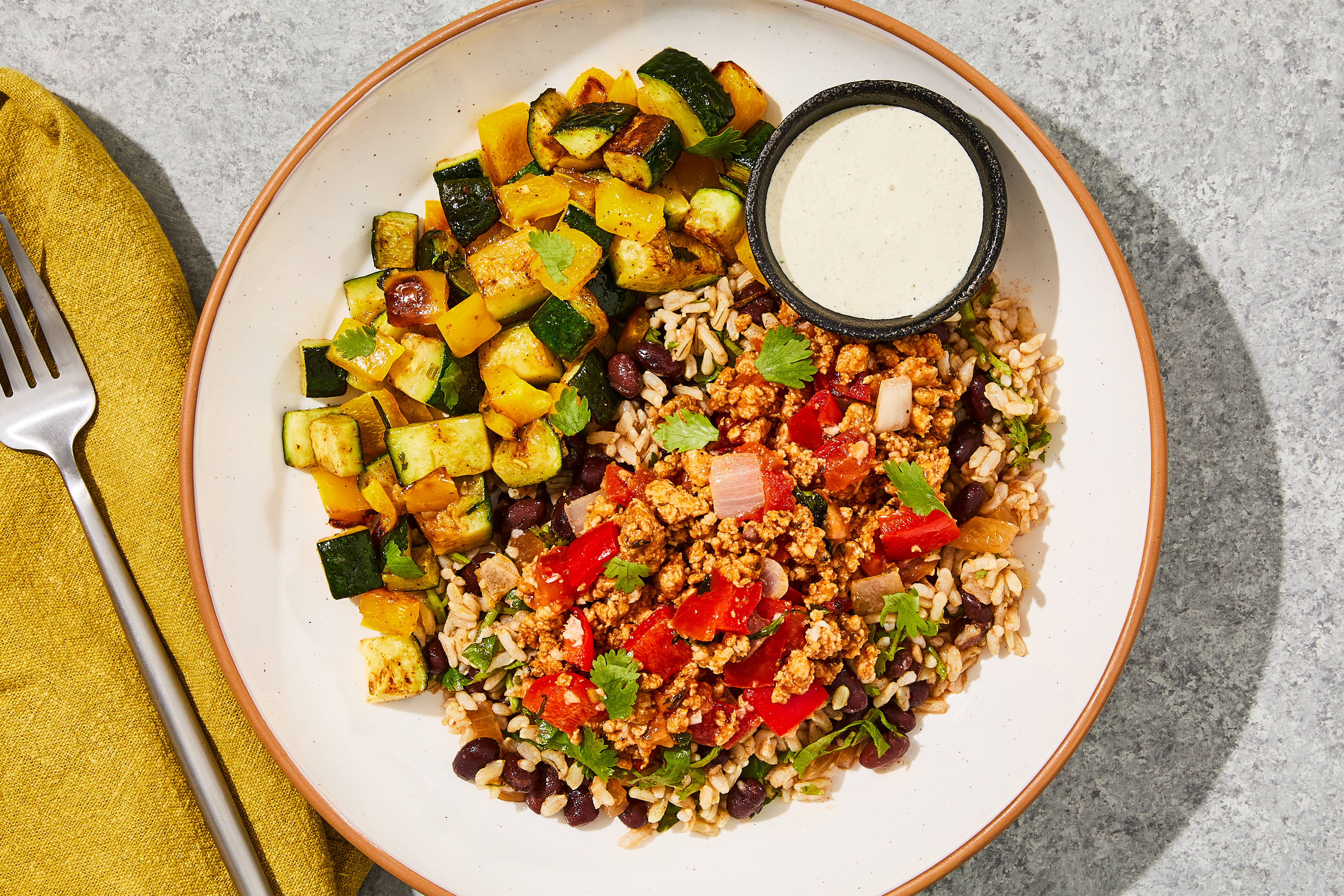 Chorizo-Spiced Turkey Bowl