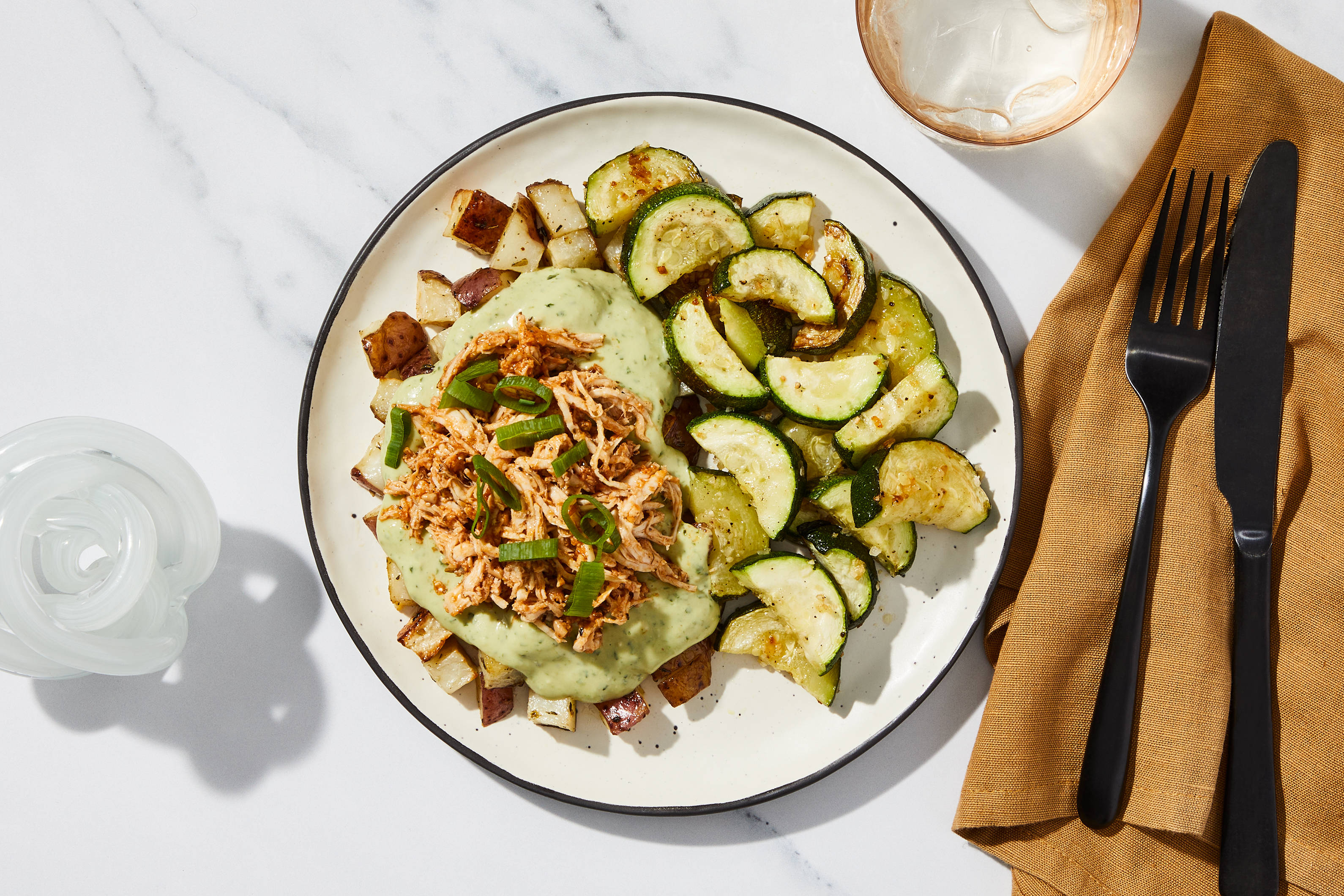 Creamy Roasted Scallion & Sun-Dried Tomato Chicken