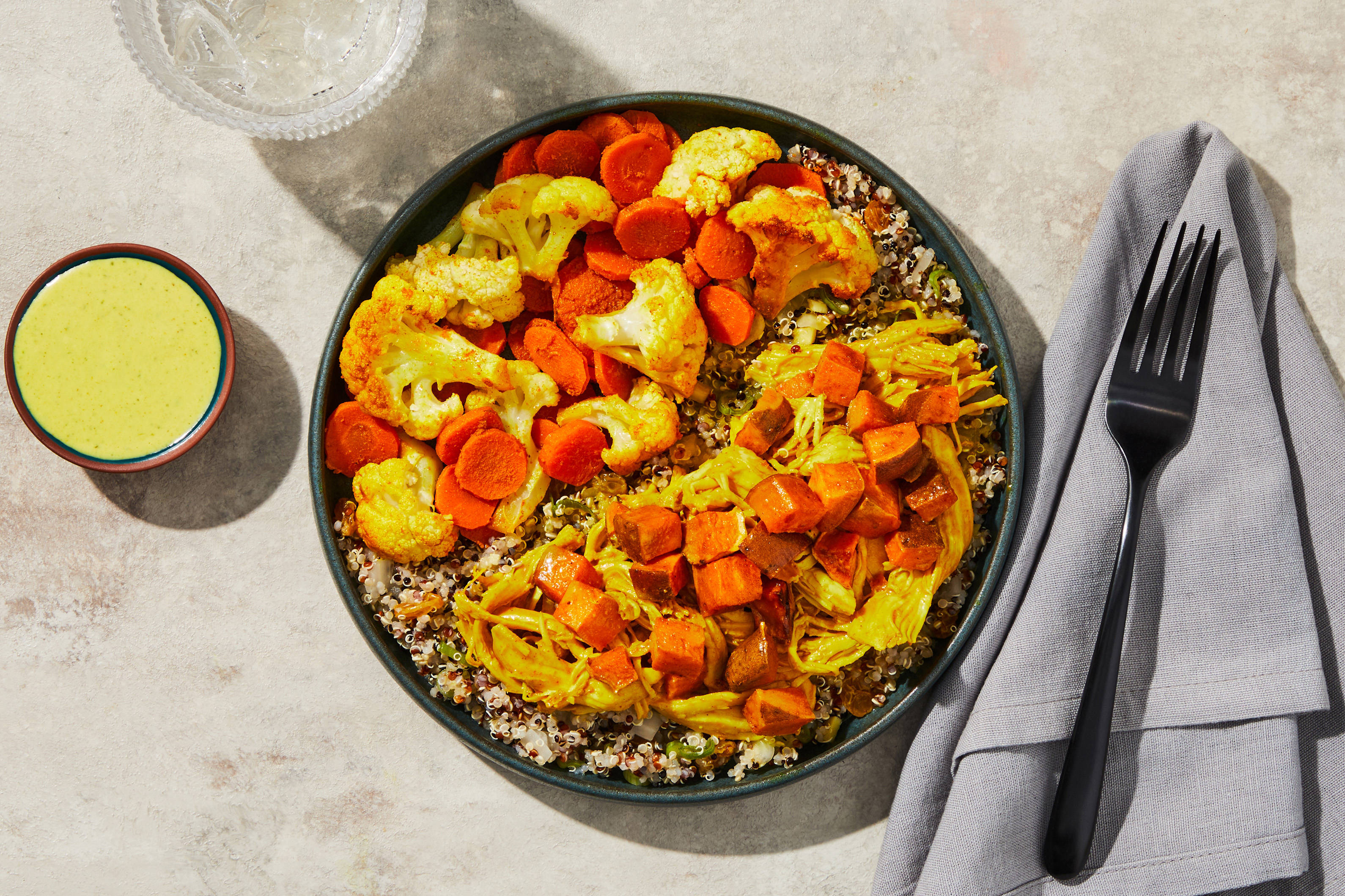 Curry Yogurt Diced Chicken