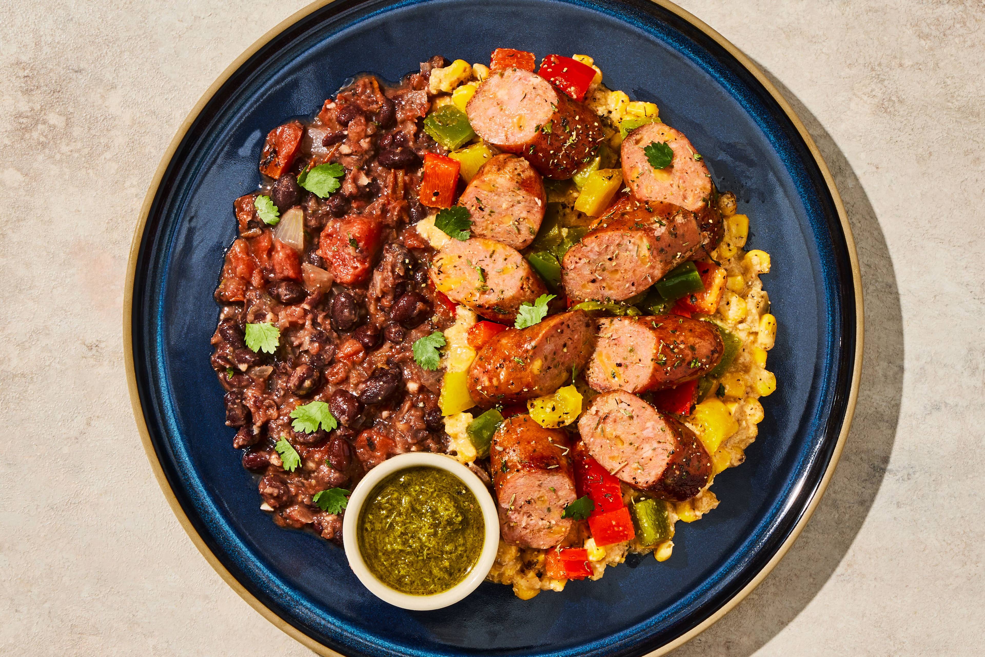 Elote Corn Bison-Pork Sausage