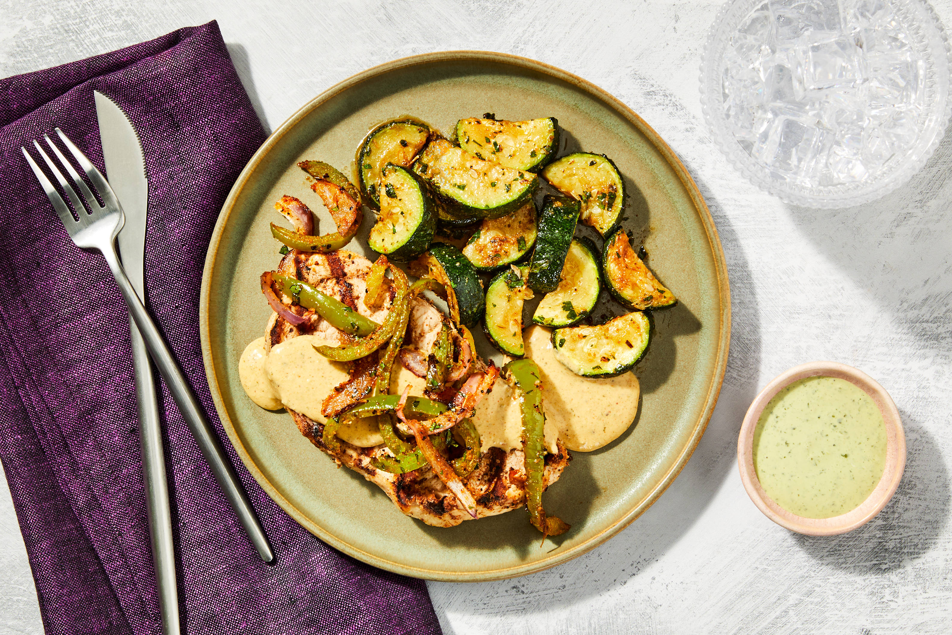 Fajita-Spiced Chicken Breast & Peppers