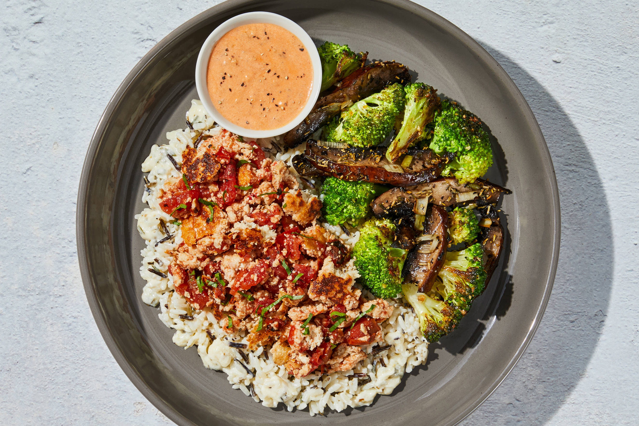 Goat Cheese & Tomato Cream Ground Turkey
