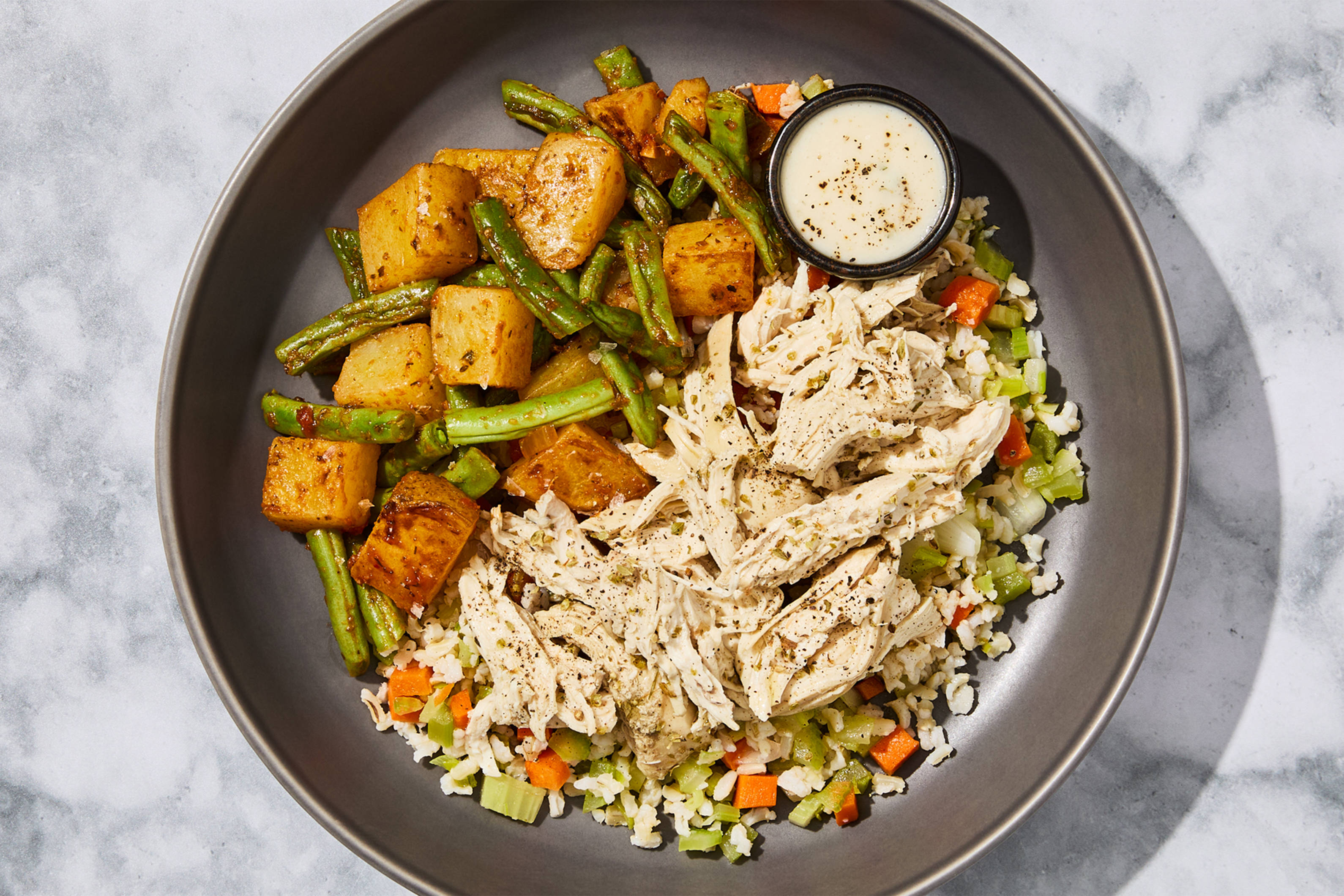 Greek-Style Lemon Chicken Bowl