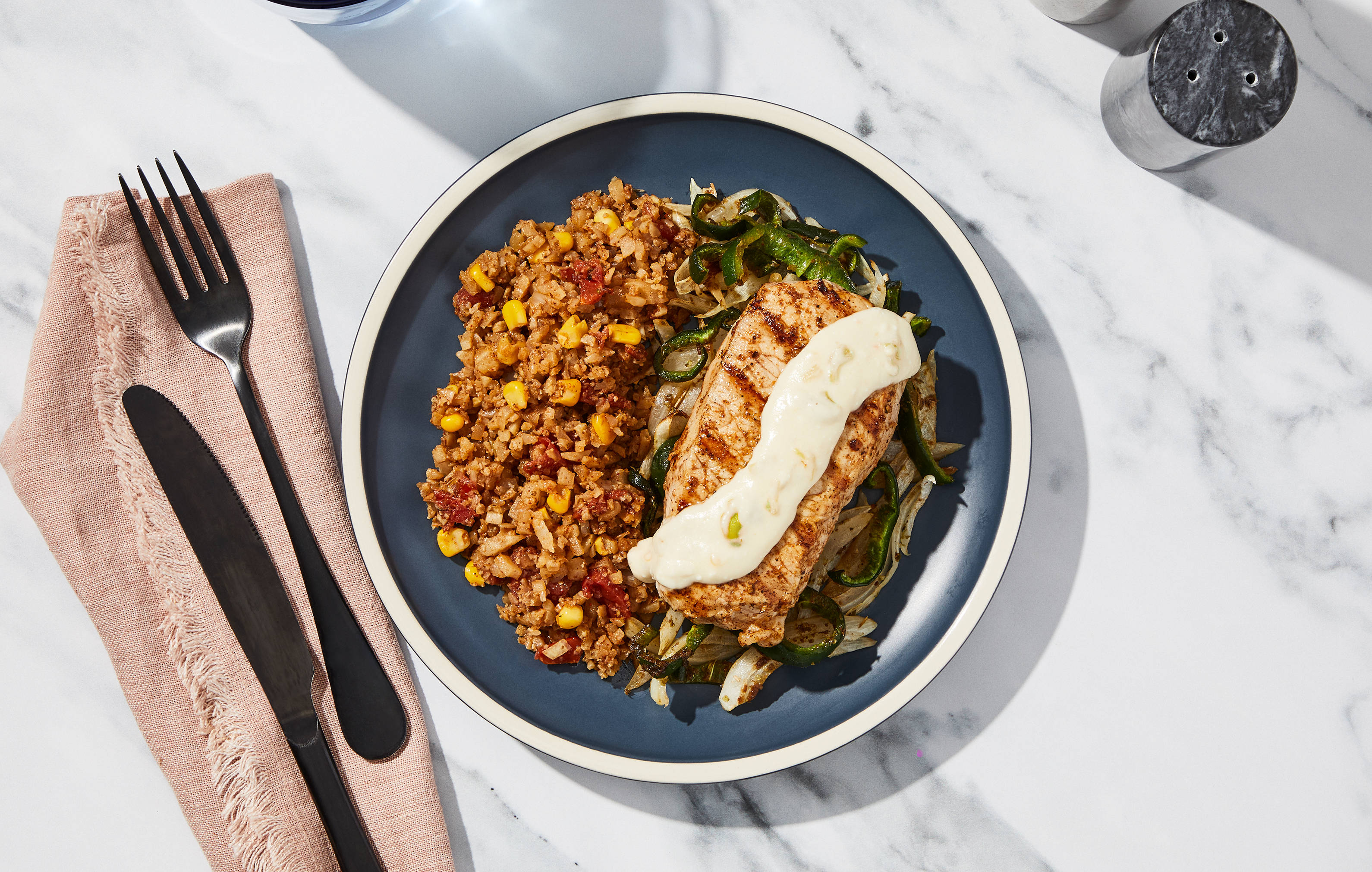 Green Chile Queso Pork Chop