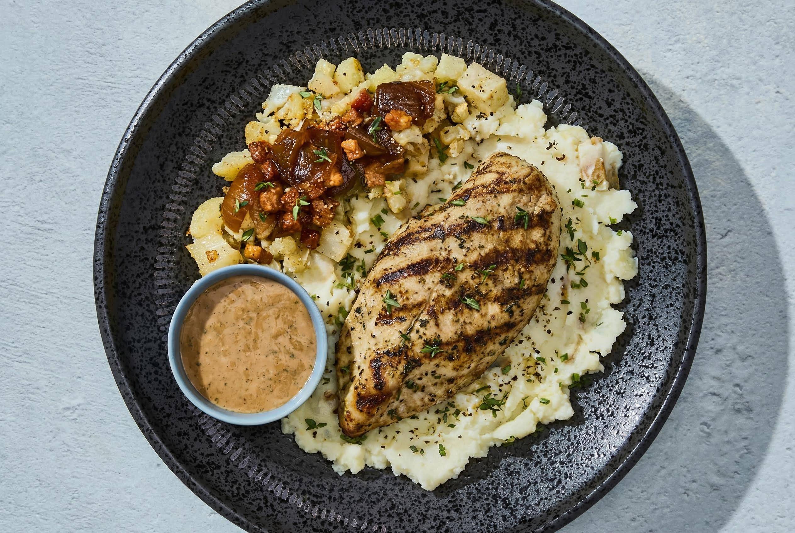 Grilled Chicken Breast & Yukon Mash