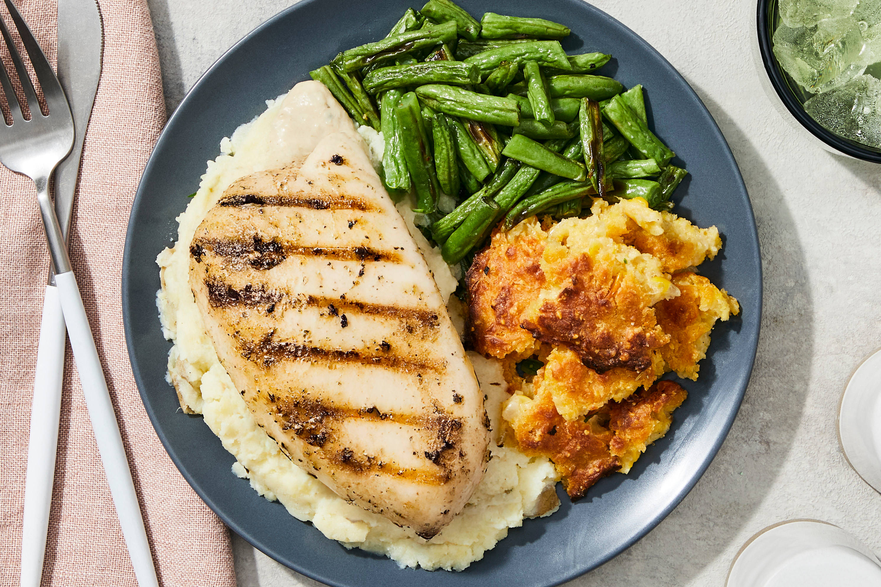 Herb Gravy Grilled Chicken Breast