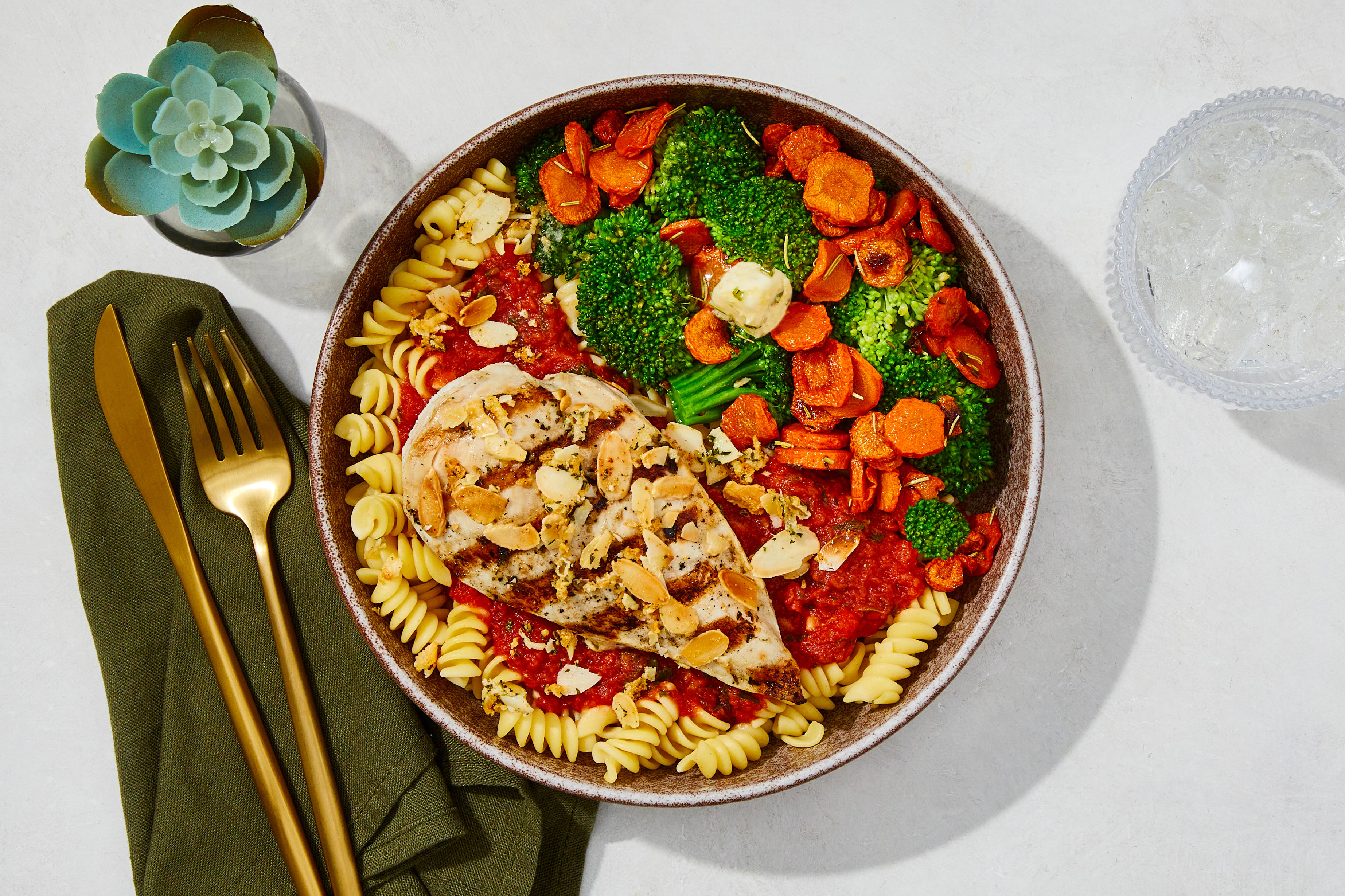 Parmesan Crunch Chicken Fusilli