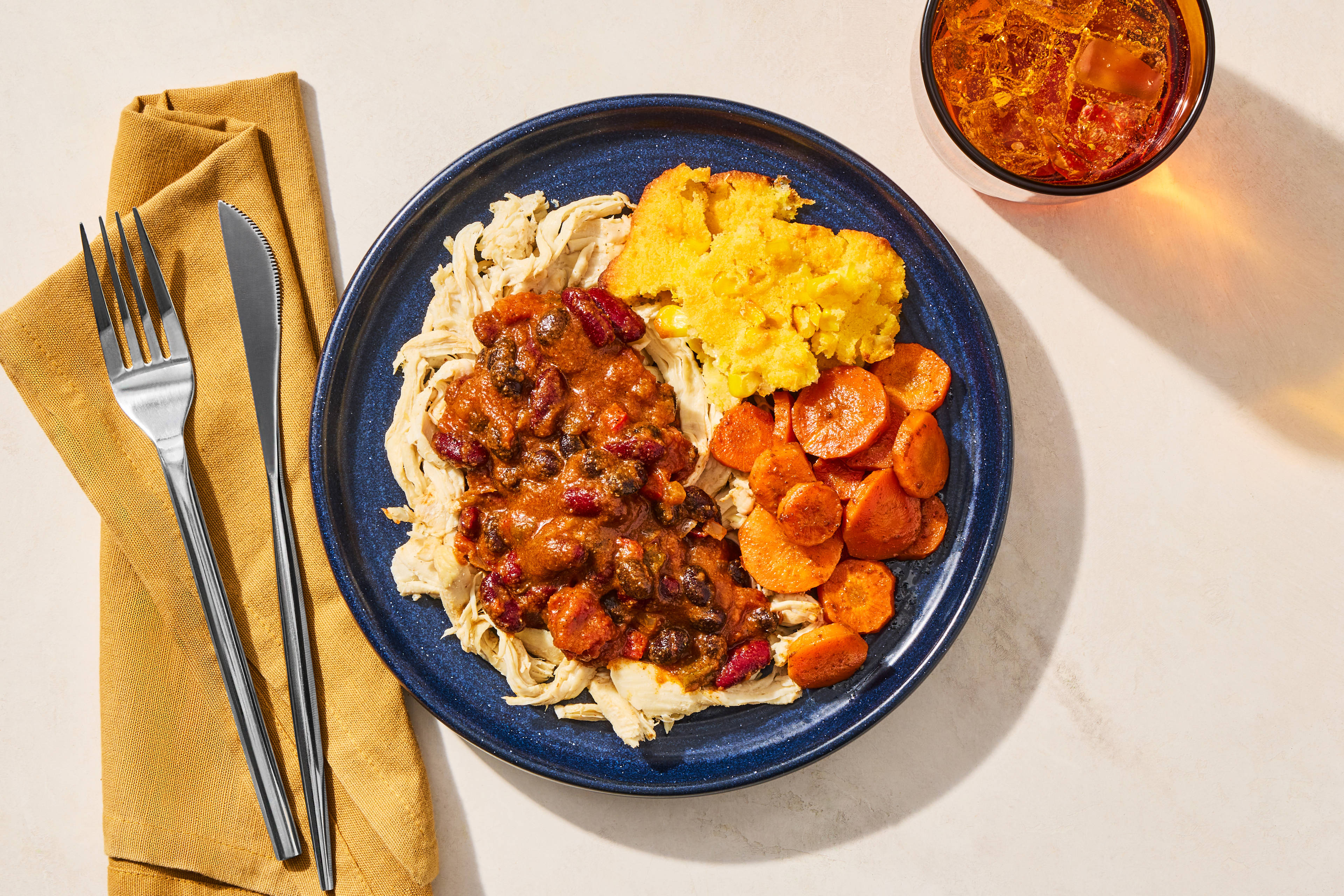 Shredded Turkey Chili