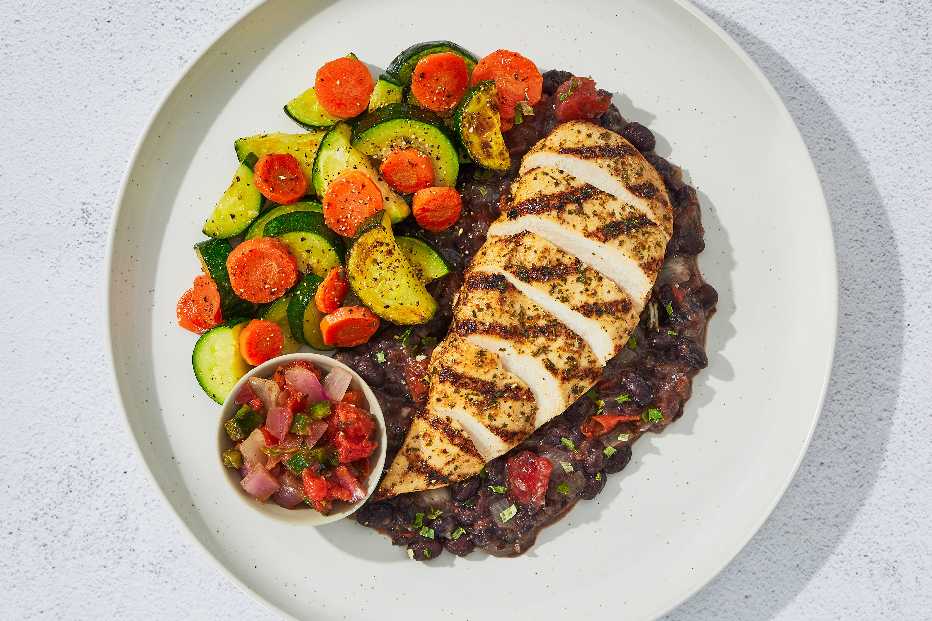 Smashed Black Bean Chicken