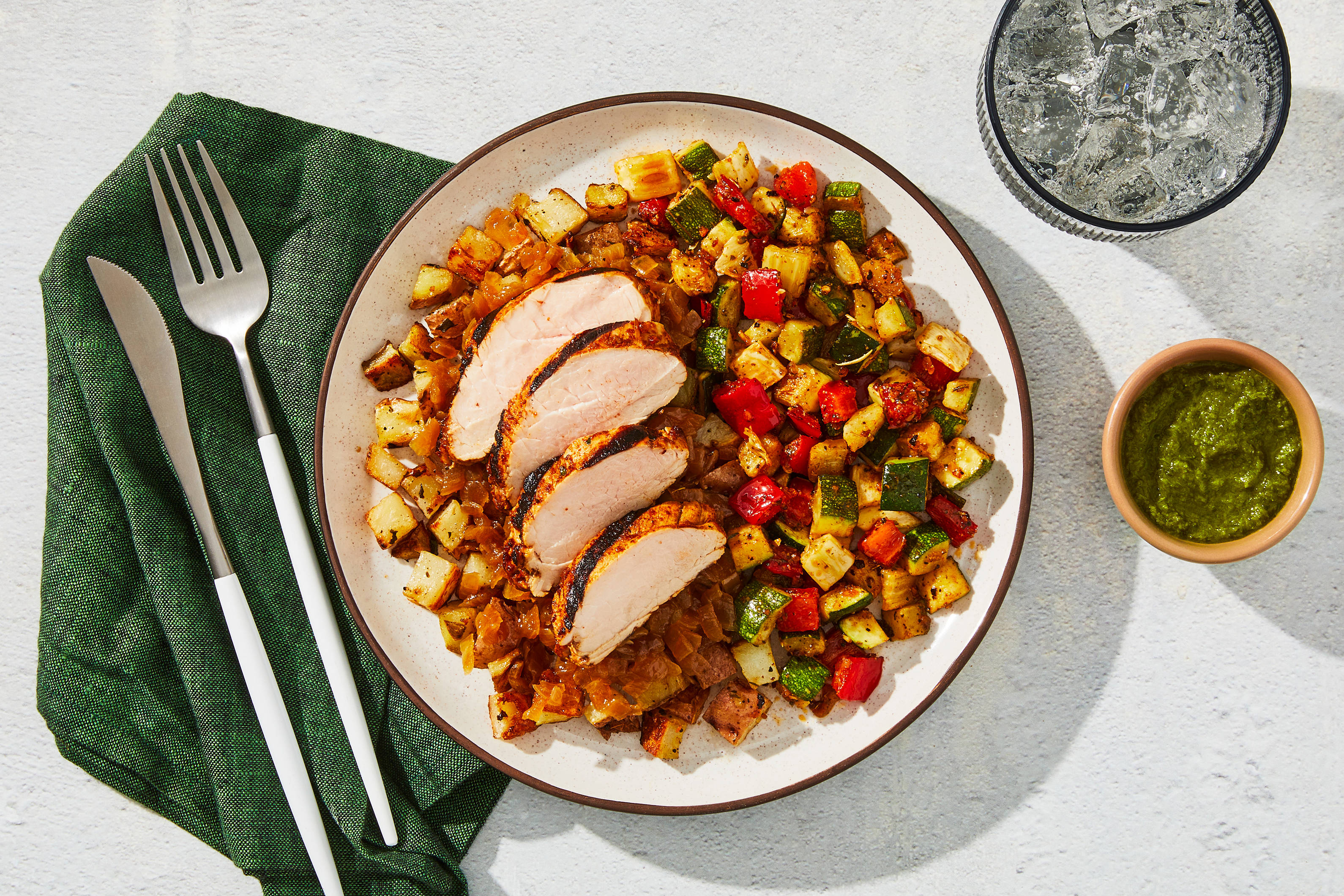 Smoky Chicken & Chimichurri Sauce