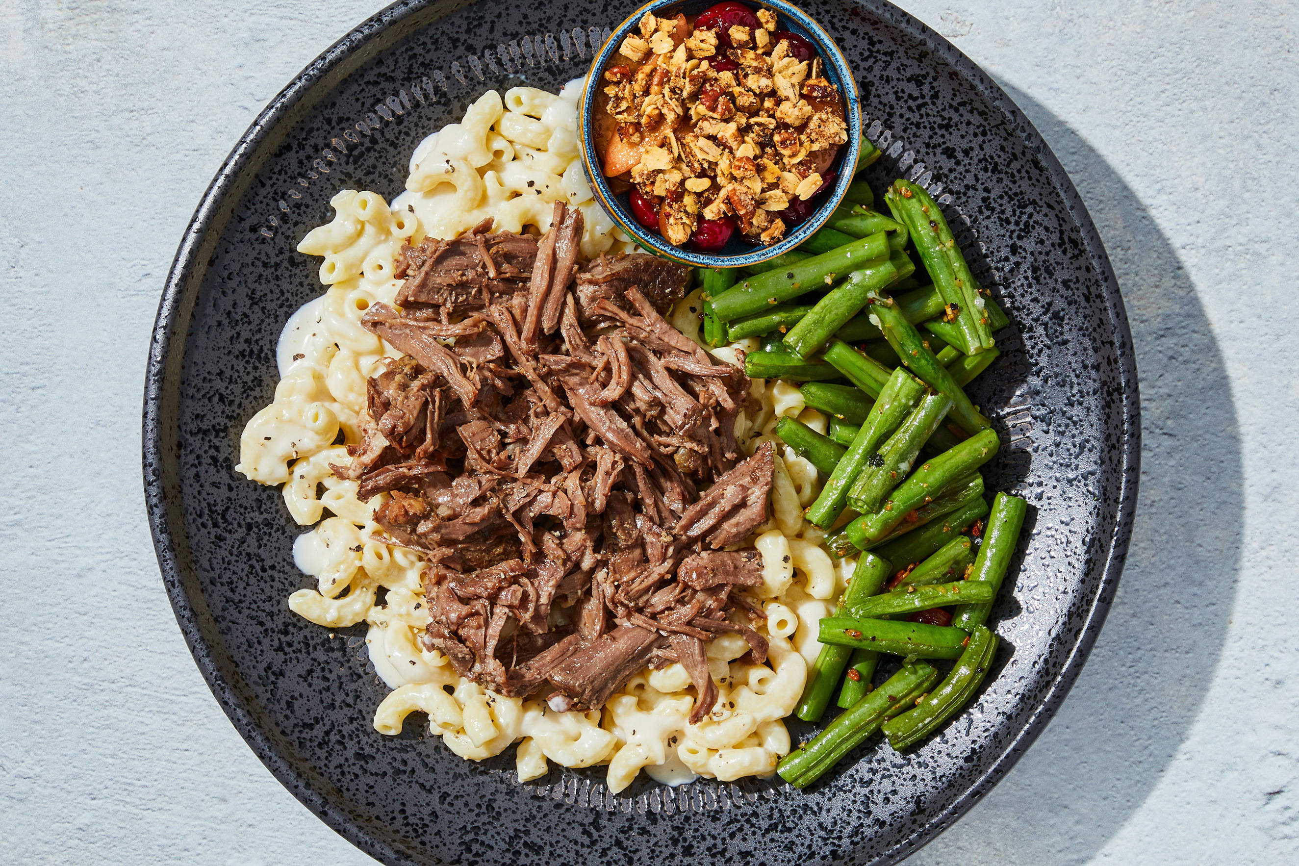 Shredded Beef & Smoky Gouda Macaroni