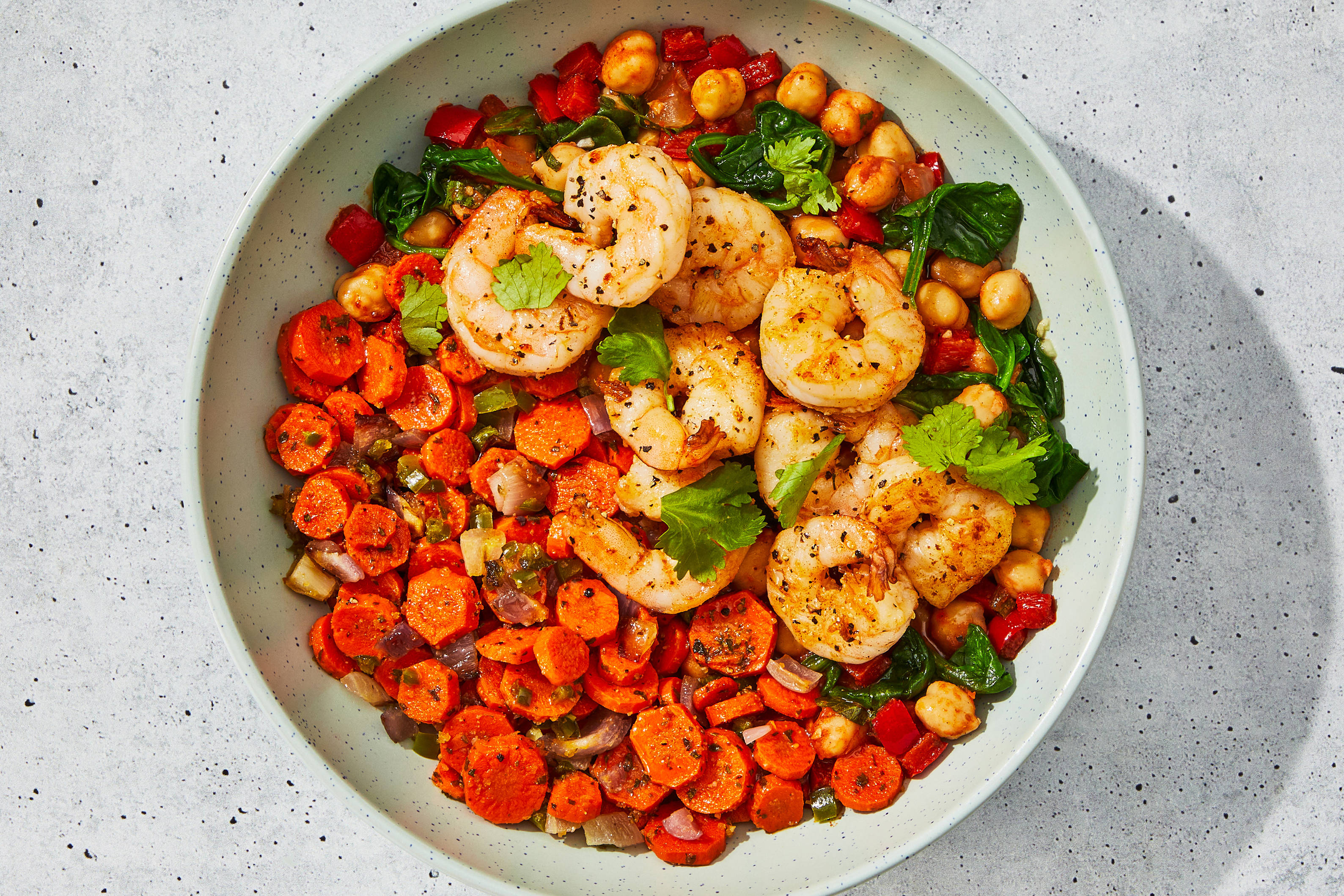 Spanish Shrimp & Stewed Garbanzos