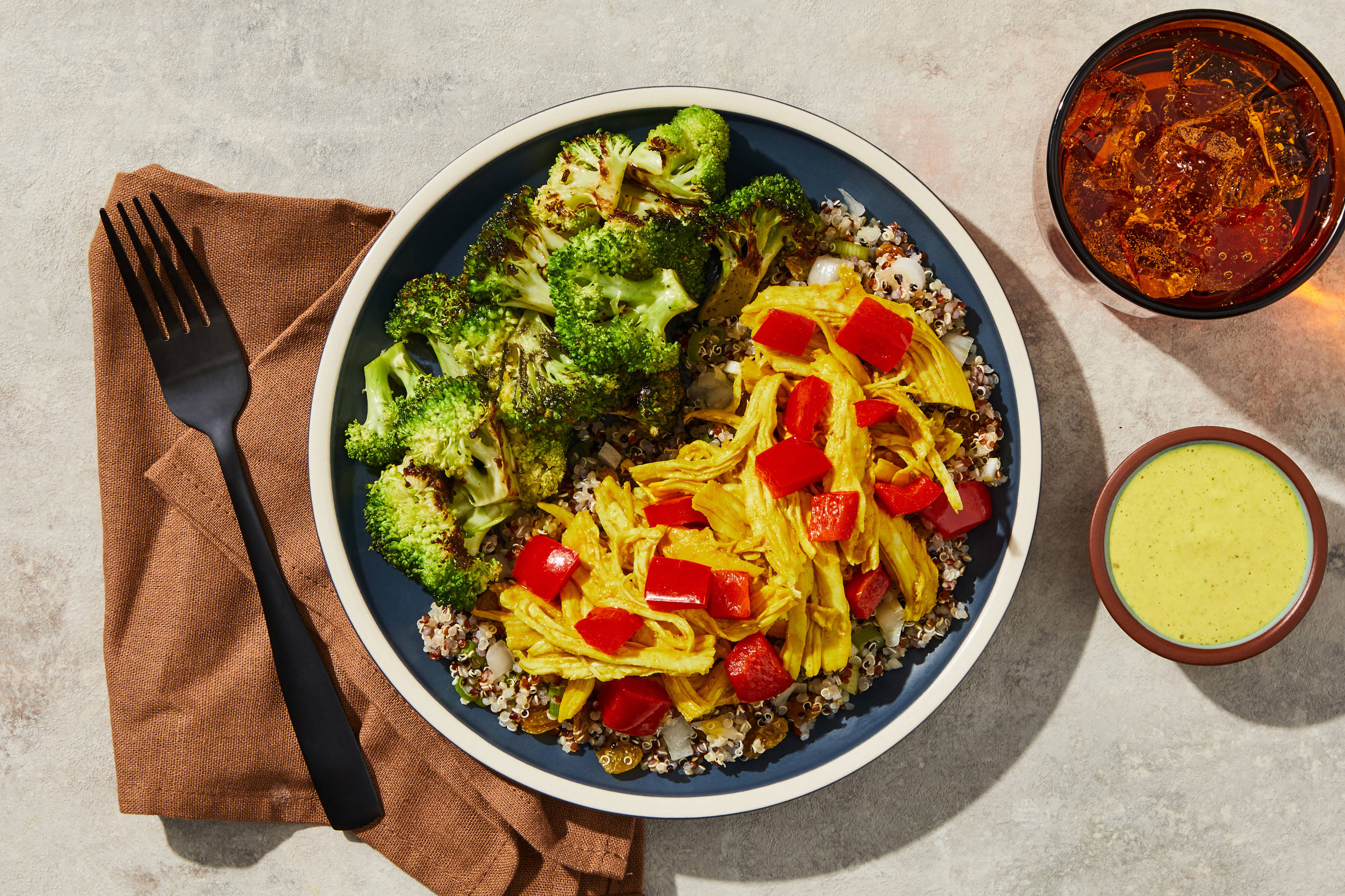 Spiced Chicken & Raisin-Studded Quinoa