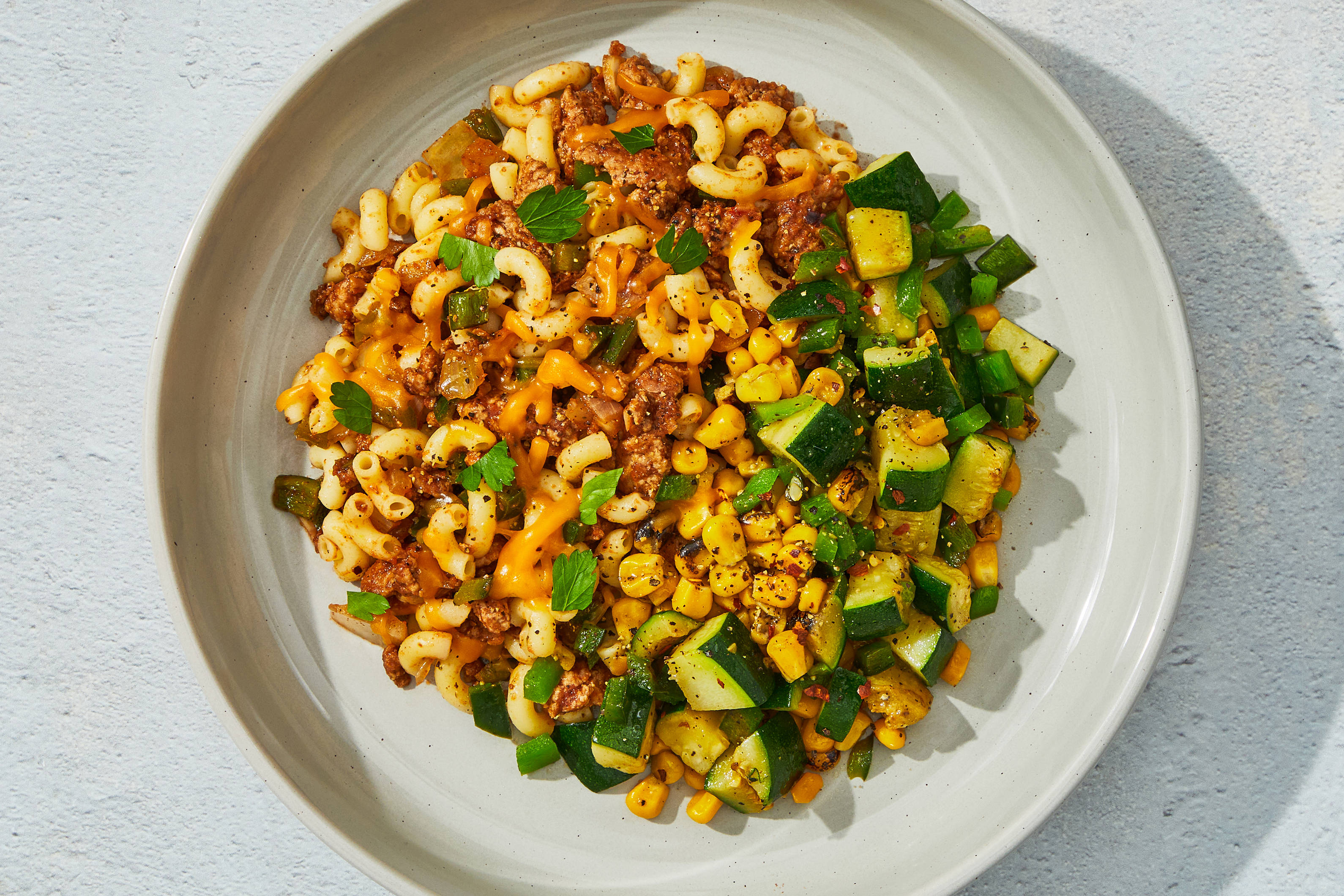 Spicy Southwestern-Style Turkey & Macaroni