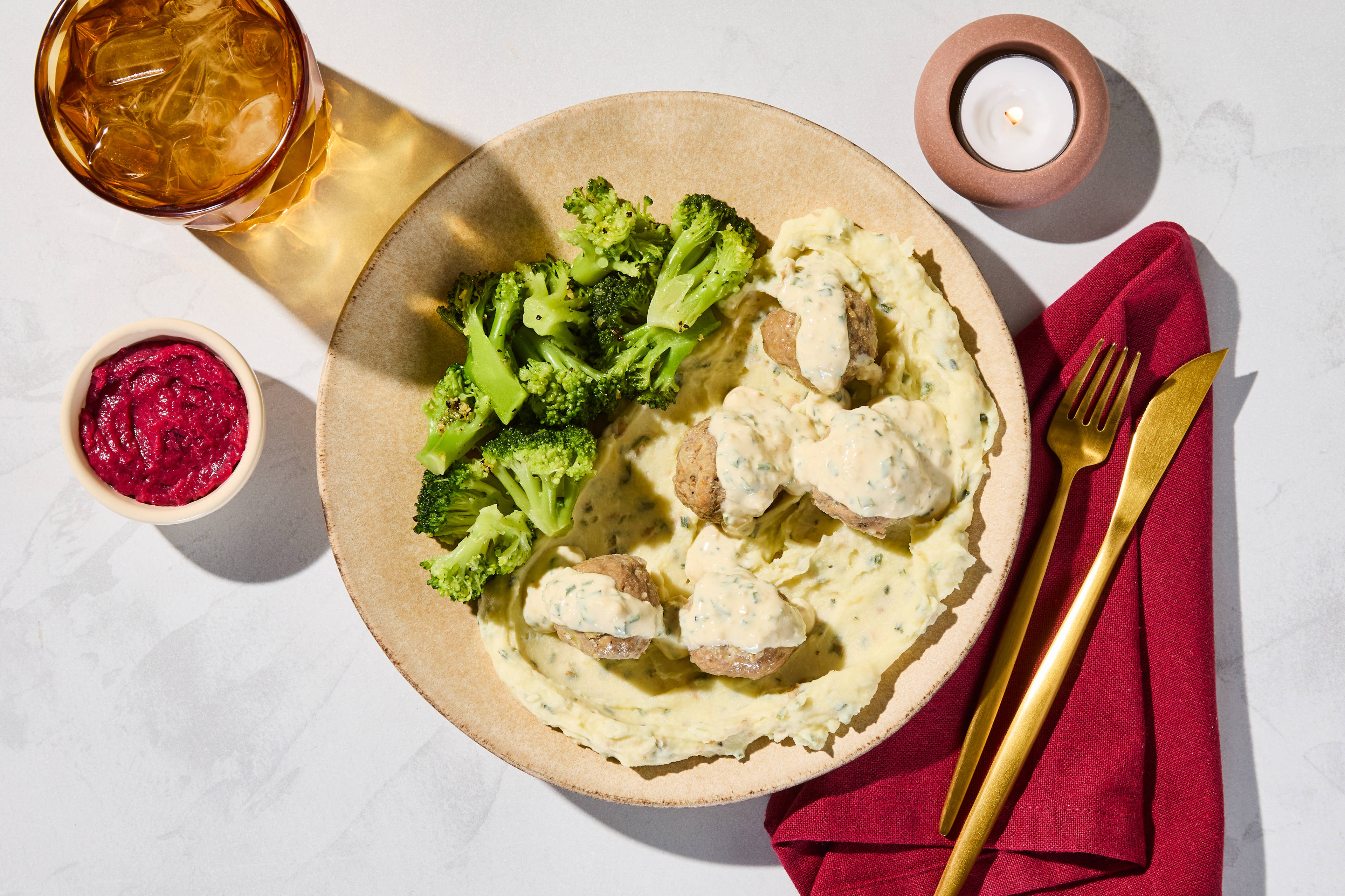 Swedish-Style Meatballs & White Gravy
