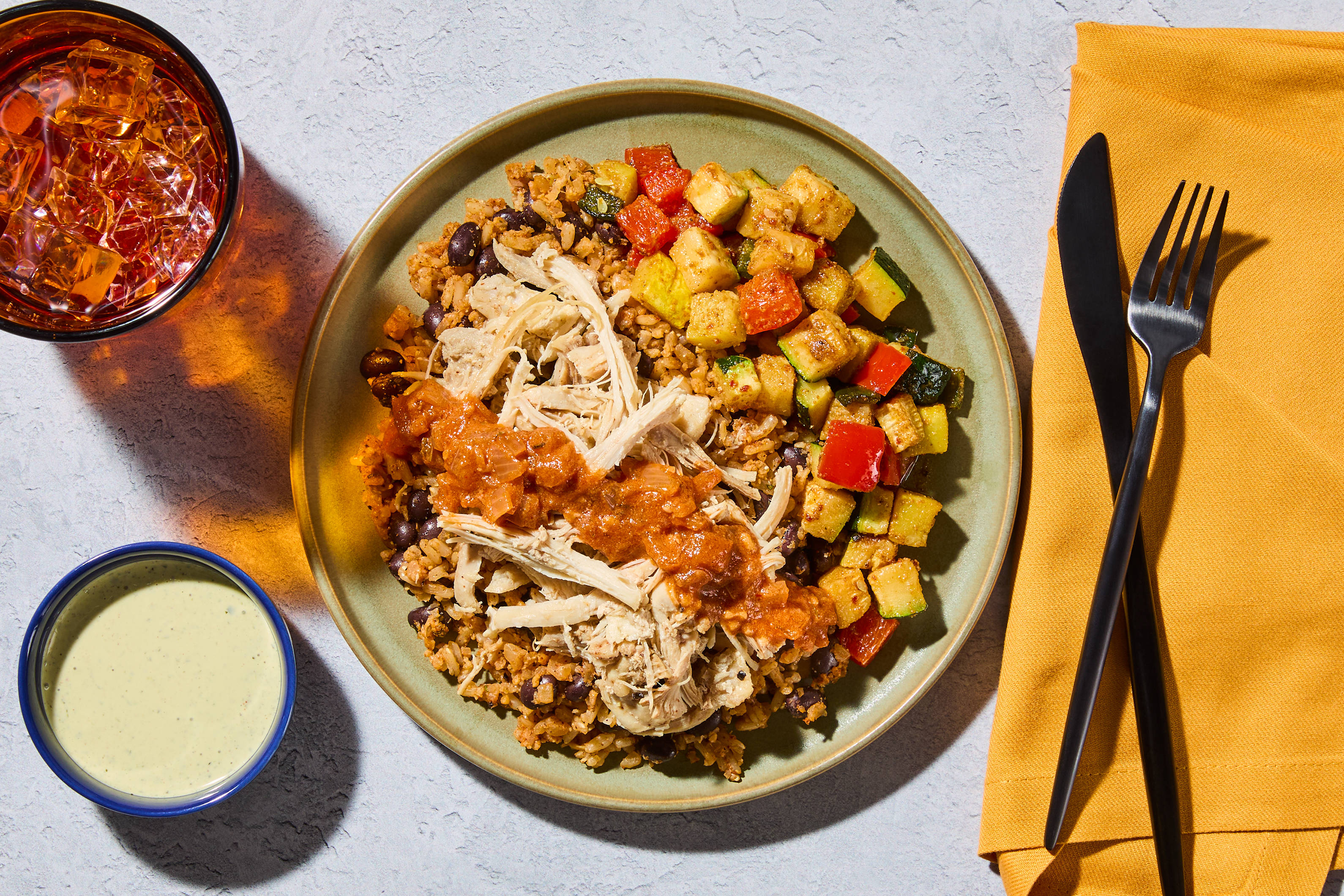 Tex-Mex Style Chicken Thigh Tinga