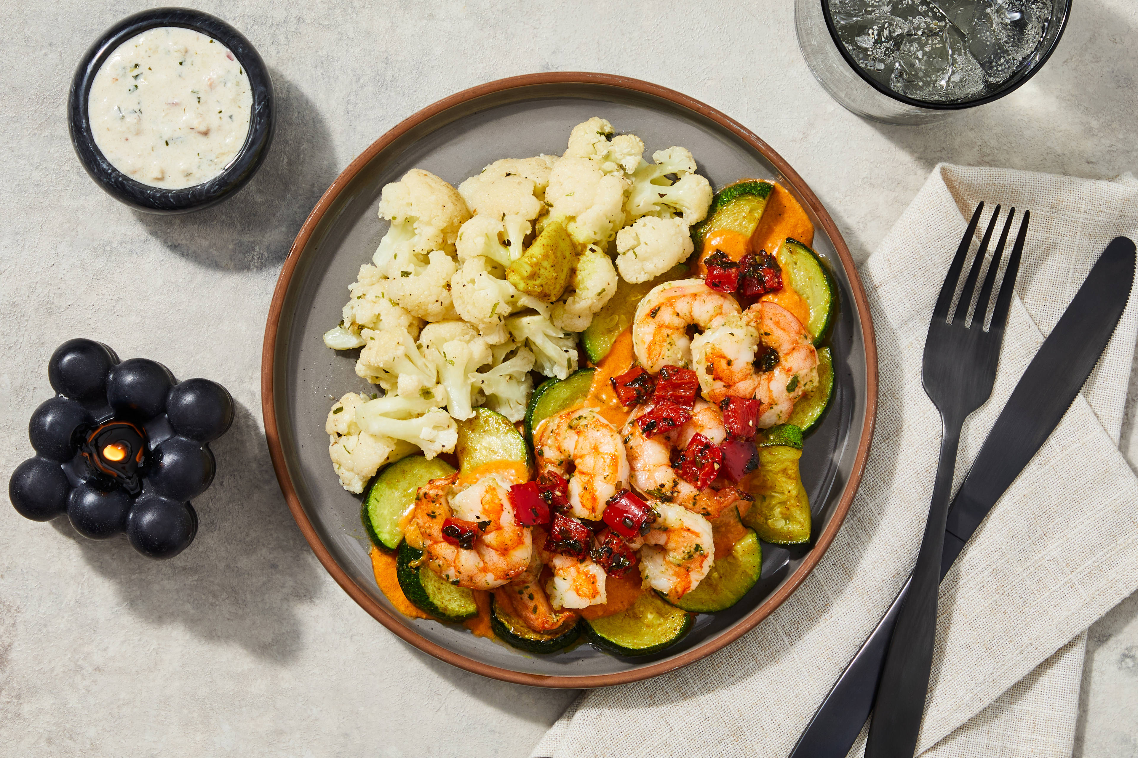 Zucchini & Shrimp Tikka Masala