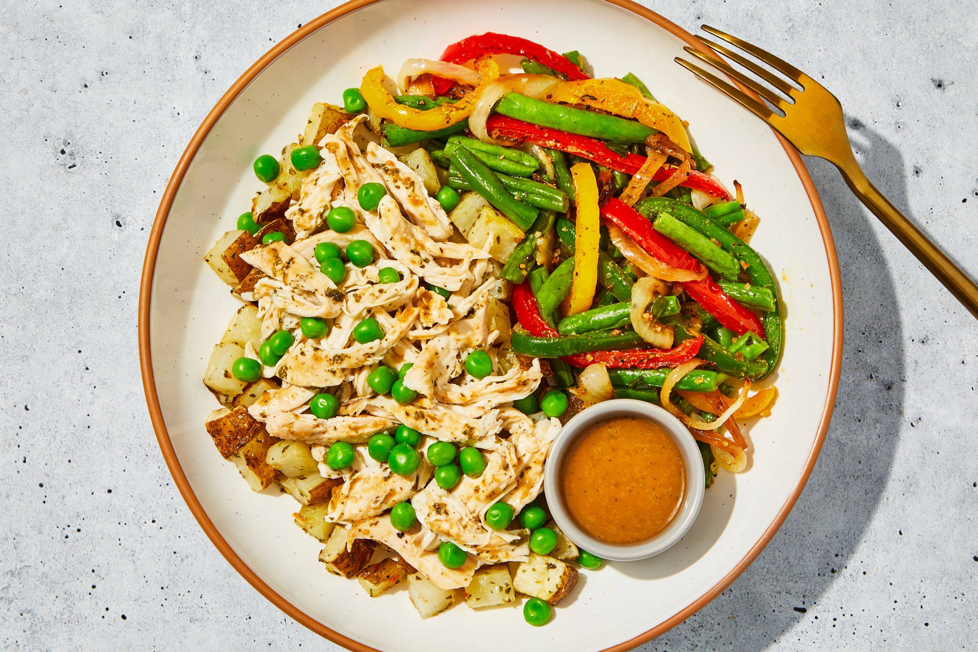 Vesuvio-Style Shredded Chicken