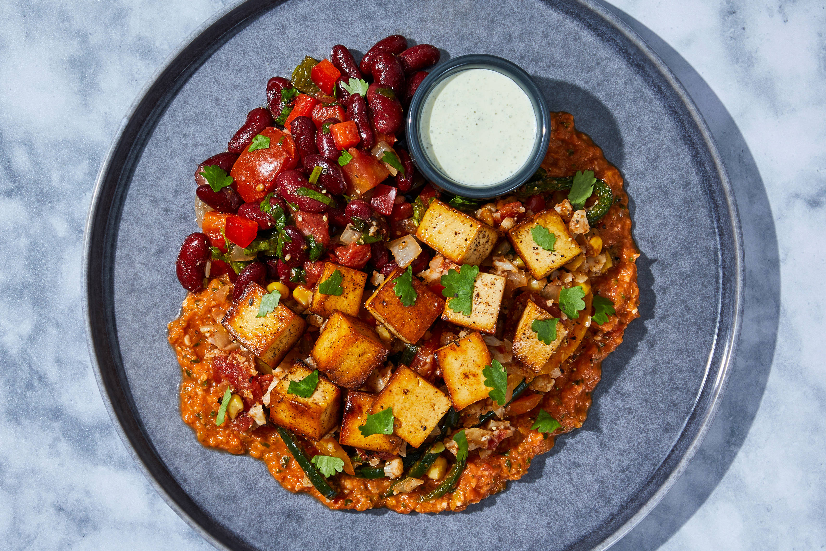 Tex-Mex Tofu & Pepper Bowl